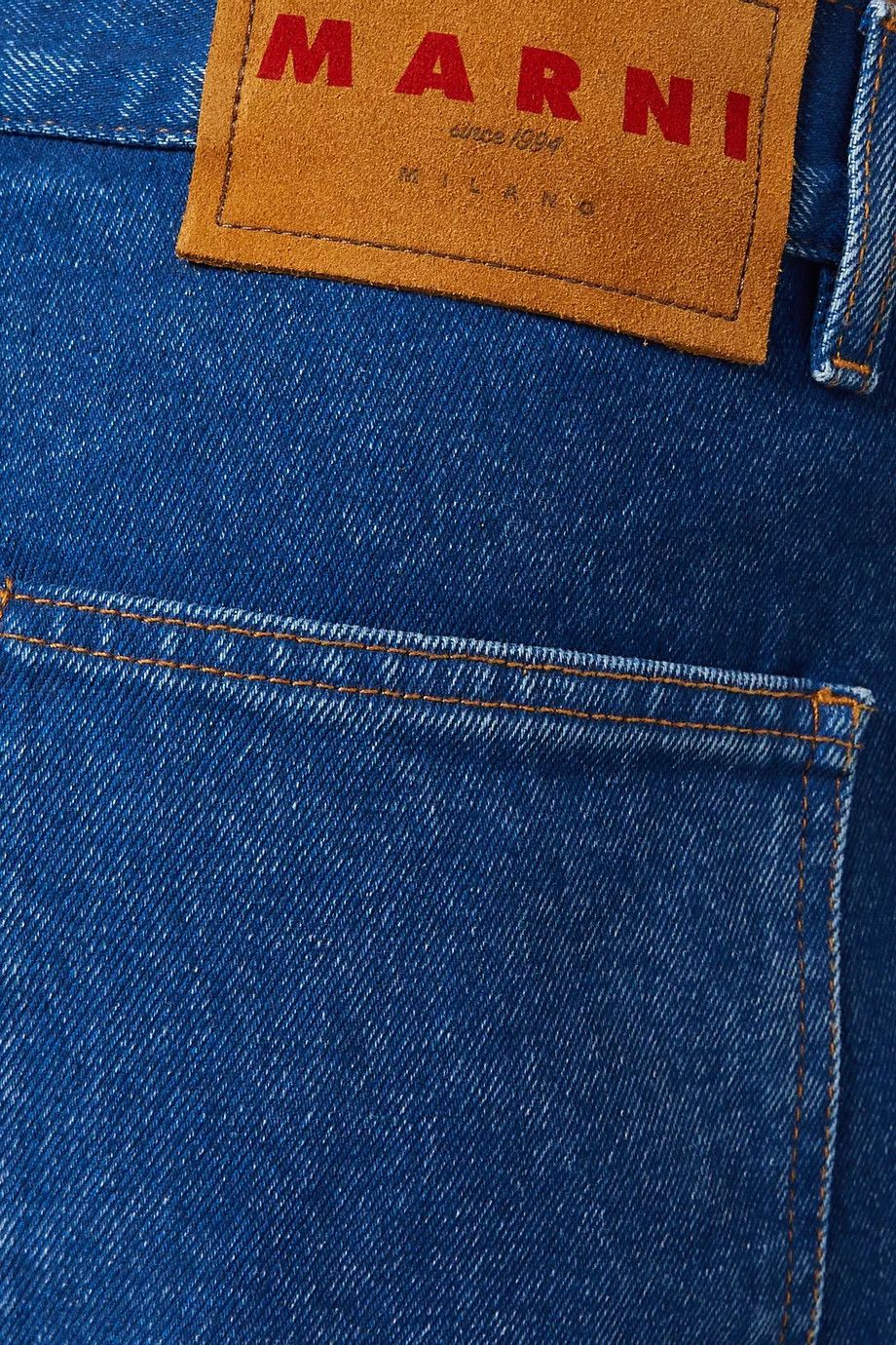 Marni o1w1db10526 Denime Bottoms in Blue Size US 30 / EU 46 - 3 Thumbnail