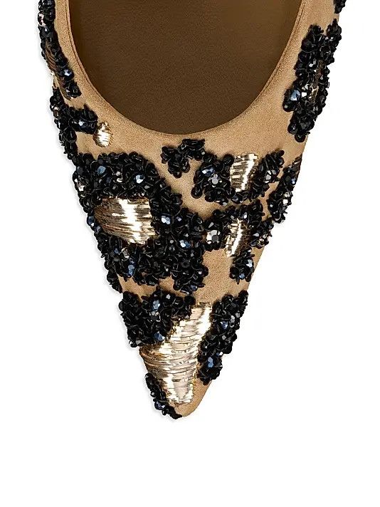 Christian Louboutin oc11z0126 Miss Z Lameleo 120MM in Beige Size US 9 / IT 39 - 4 Thumbnail