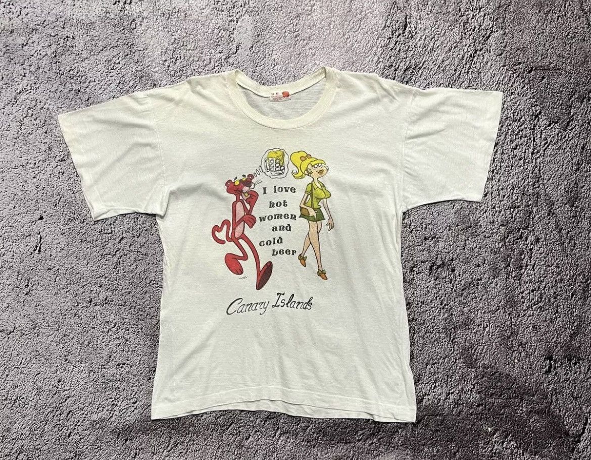 Japanese Brand × Vintage T-Shirt Rel Lantern with Print I Love Hot Women and Cold Size US L / EU 52-54 / 3 - 1 Thumbnail