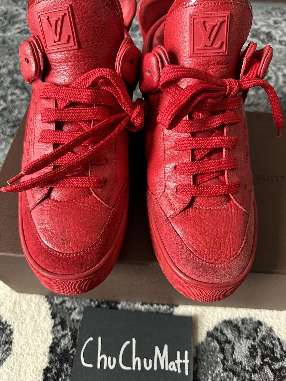 Kanye West Louis Vuitton Don by Kanye West Red Size US 9.5 / EU 42-43 - 7 Thumbnail