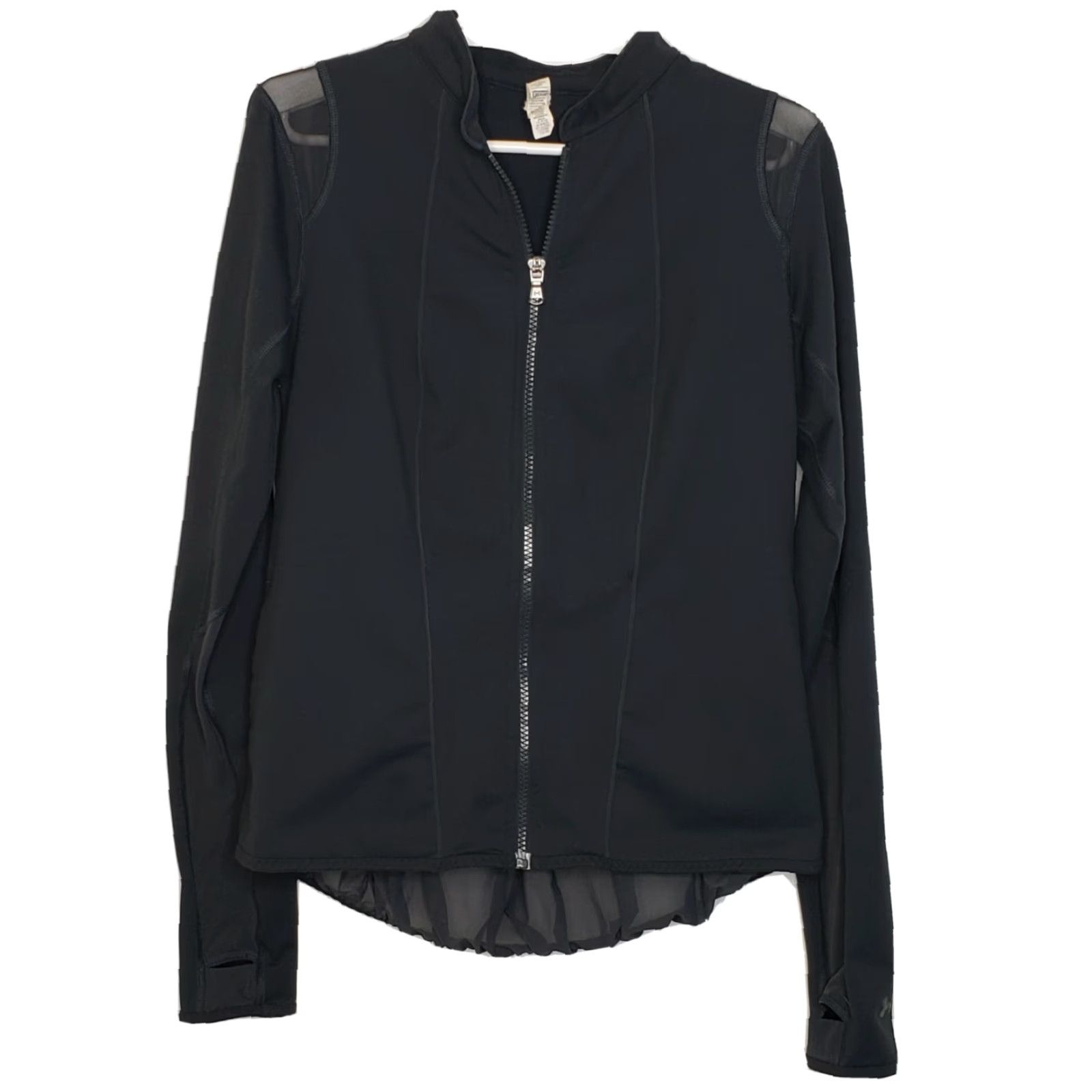 Under Armour Under Armour Jacket Womens Slim Black Full Zip All Season Gear L/S Short Size S / US 4 / IT 40 - 2 Thumbnail