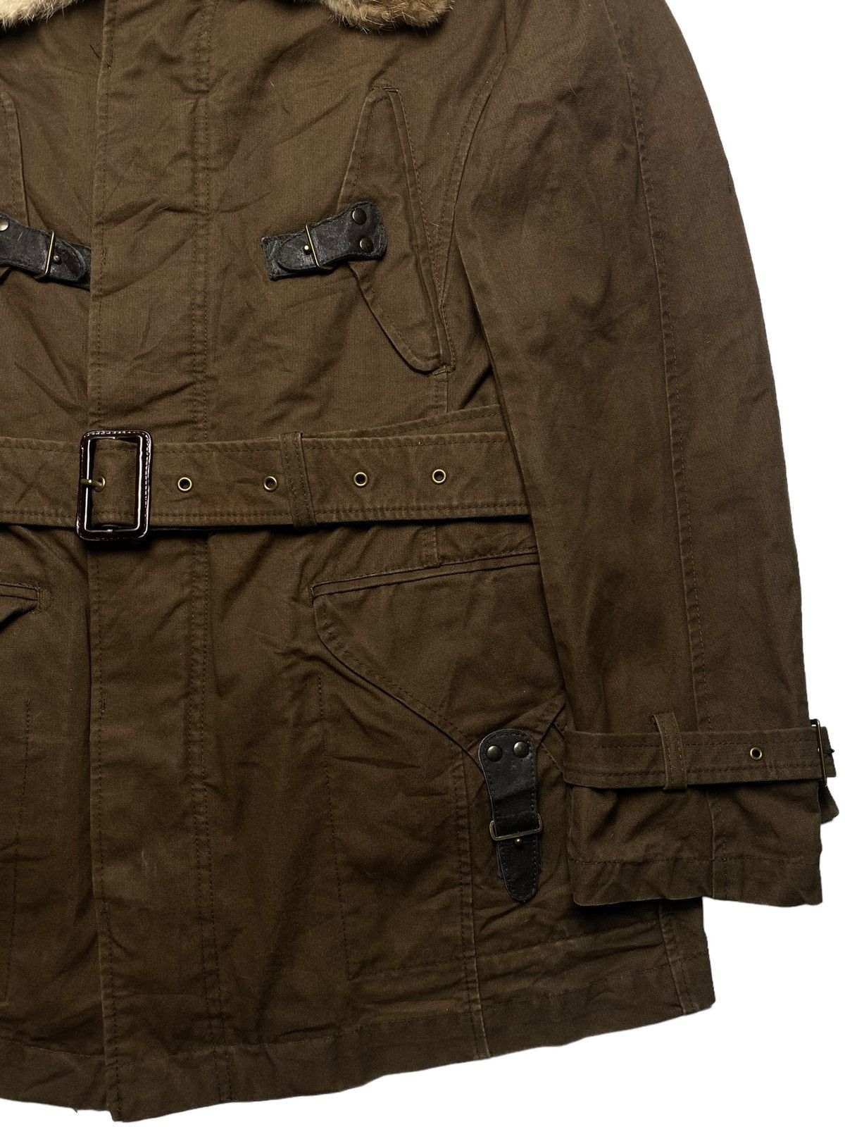 If Six Was Nine 2005 PPFM - Trim Fur Canvas Coat Jacket Size US L / EU 52-54 / 3 - 5 Thumbnail