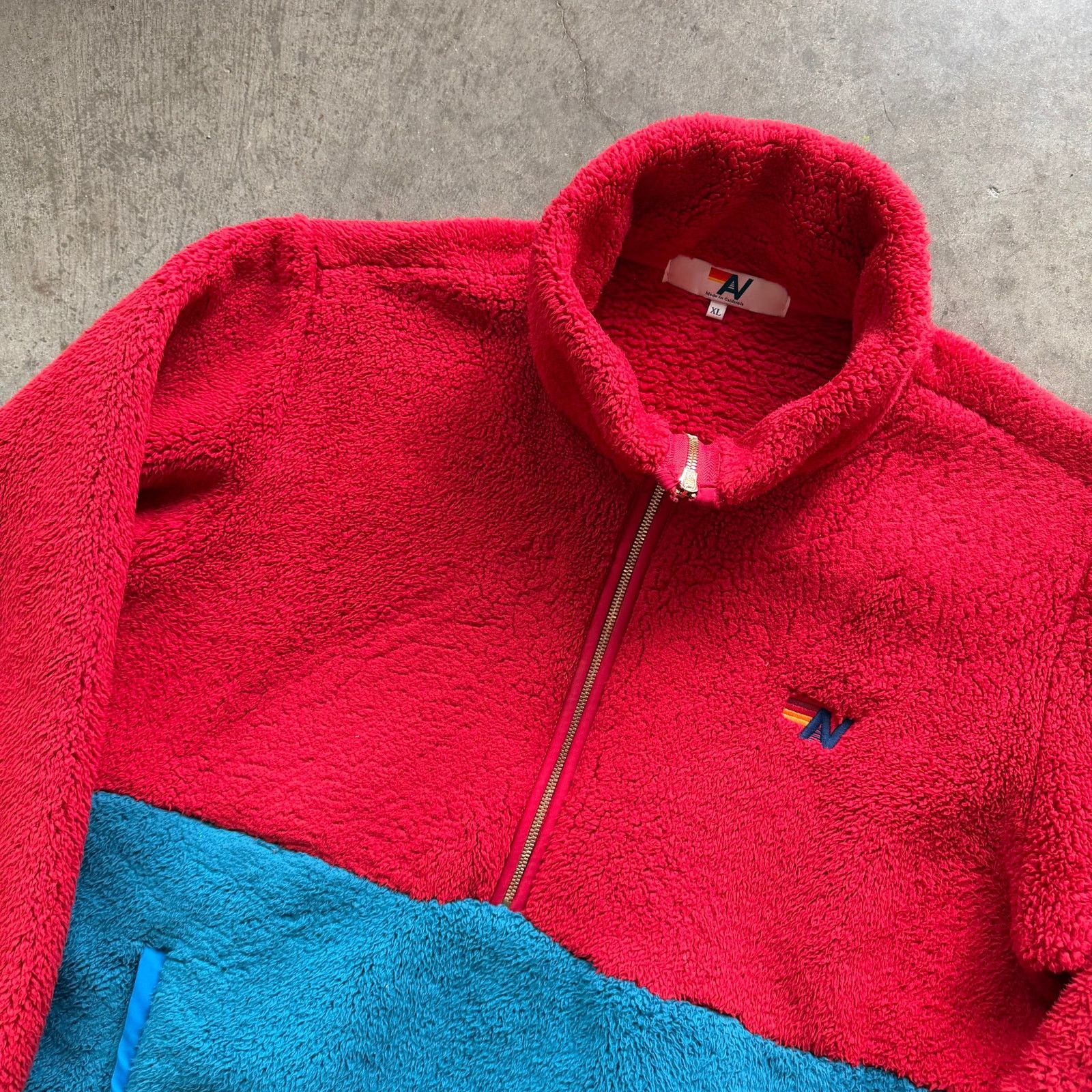 Aviator Nation Aviator Nation Teddy Fleece Quarter Zip Size XL Size US XL / EU 56 / 4 - 2 Thumbnail