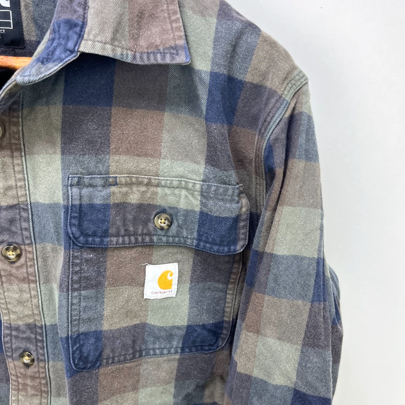 Carhartt Carhartt Plaid Button-Up Long Sleeve Shirt M Multicolor Casual Workwear Shirt Mens 90s Outdoor Style Size US M / EU 48-50 / 2 - 3 Thumbnail