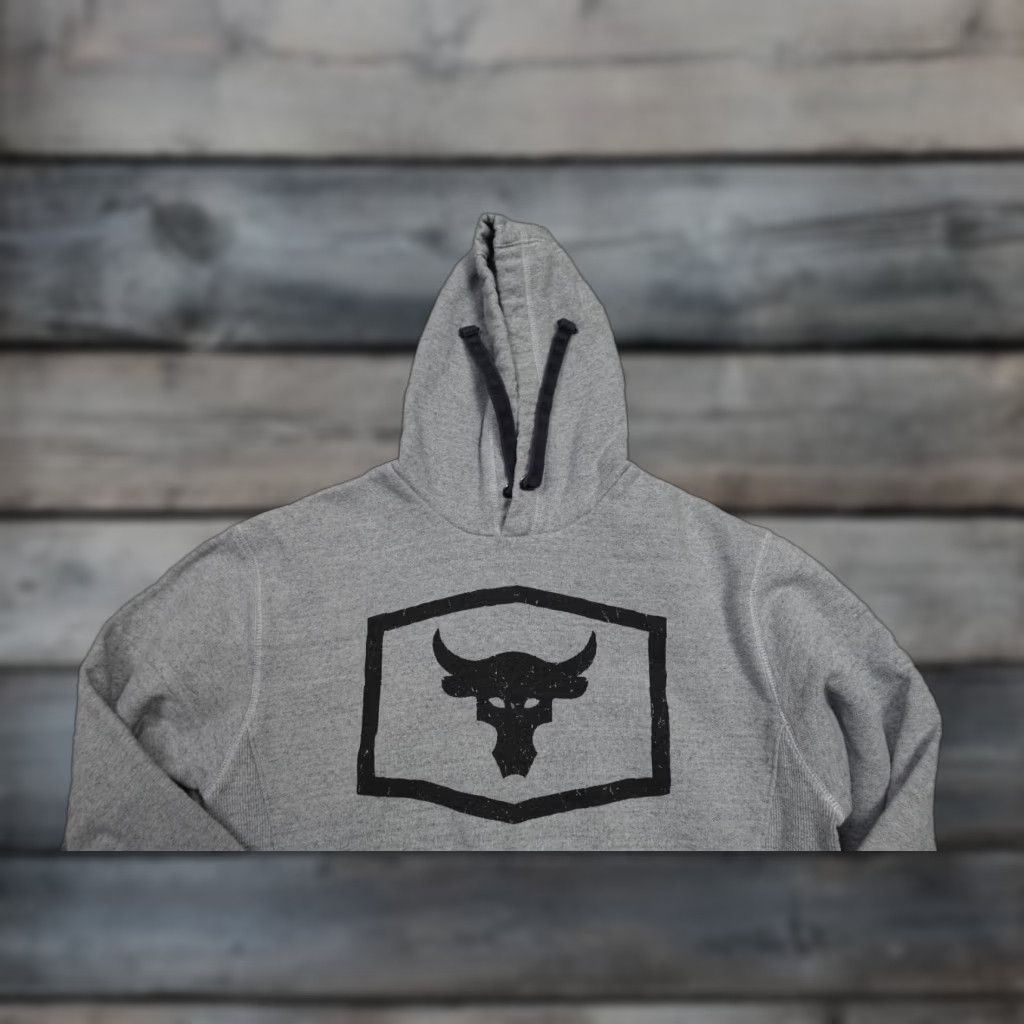 Under Armour Under Armour Project Rock Sweatshirt Men Small Gray Fleece Hooded Pullover Gym Logo Regular Size XSS? Size US S / EU 44-46 / 1 - 1 Thumbnail
