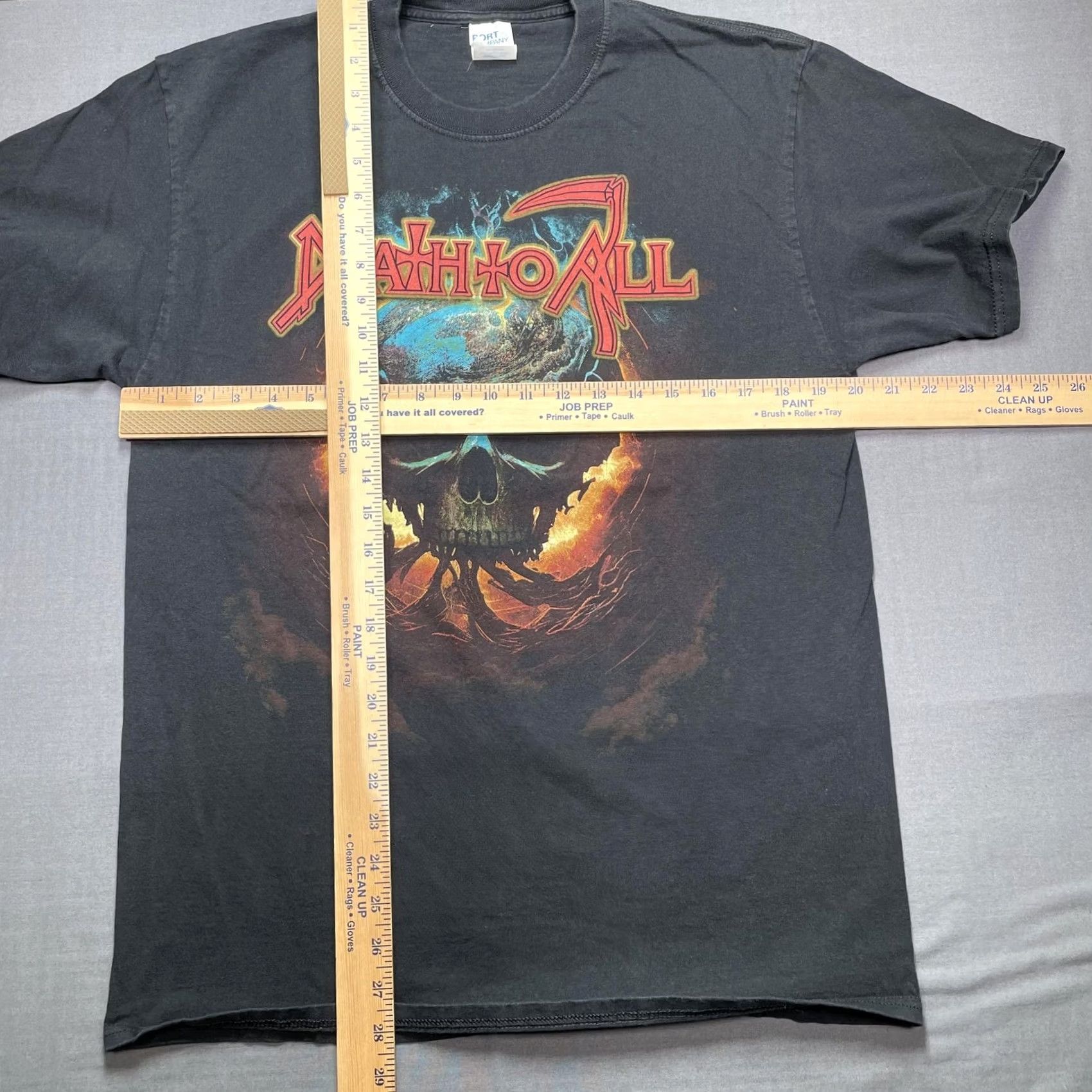 Gildan Death To All Shirt Mens Large Black Skull Graphic Metal Band Tee Gildan Size US L / EU 52-54 / 3 - 4 Thumbnail