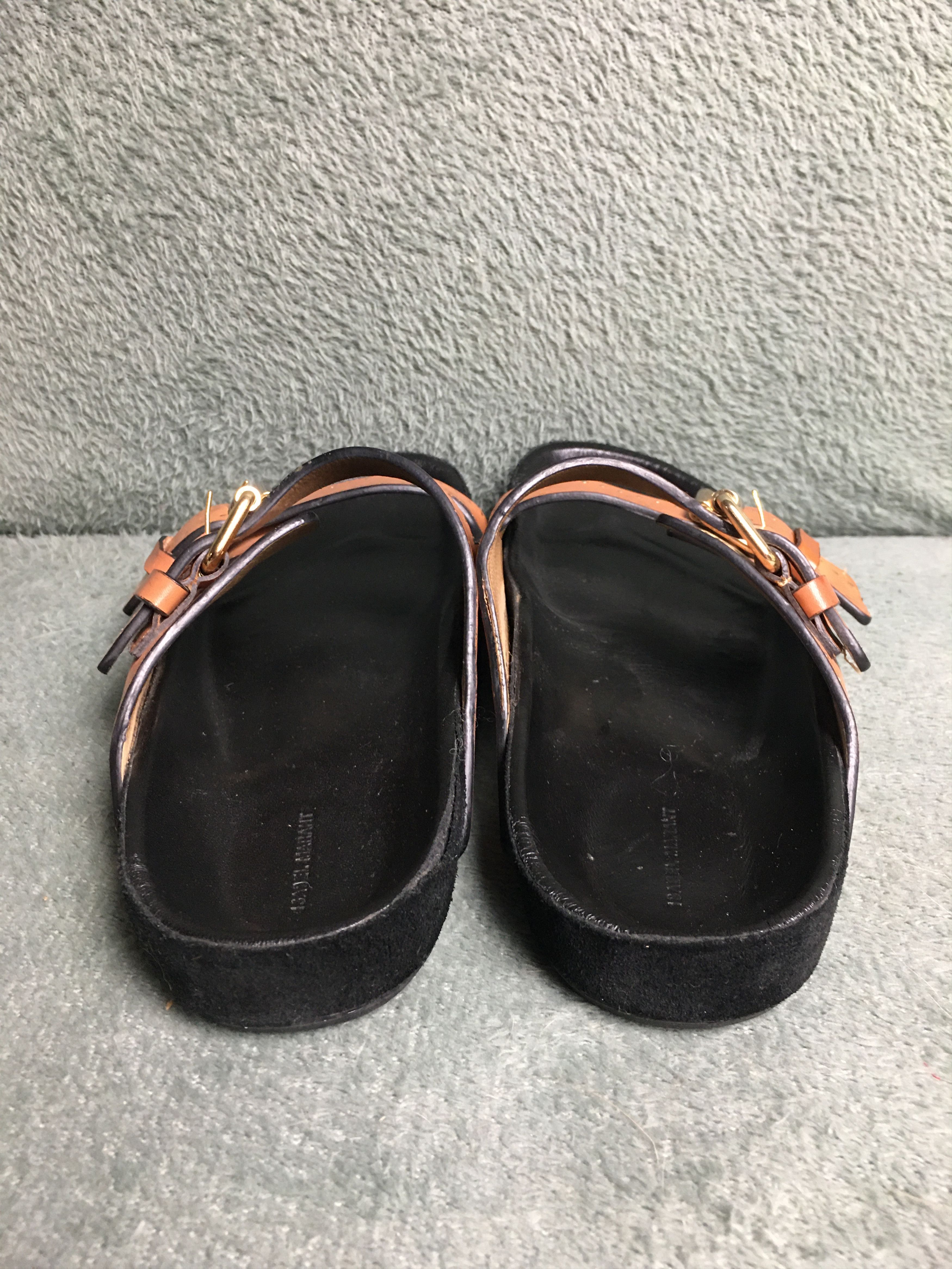 Isabel Marant Isabel Marant LENNYO Open-toed Leather Sandals Size US 8.5 / IT 38.5 - 5 Thumbnail