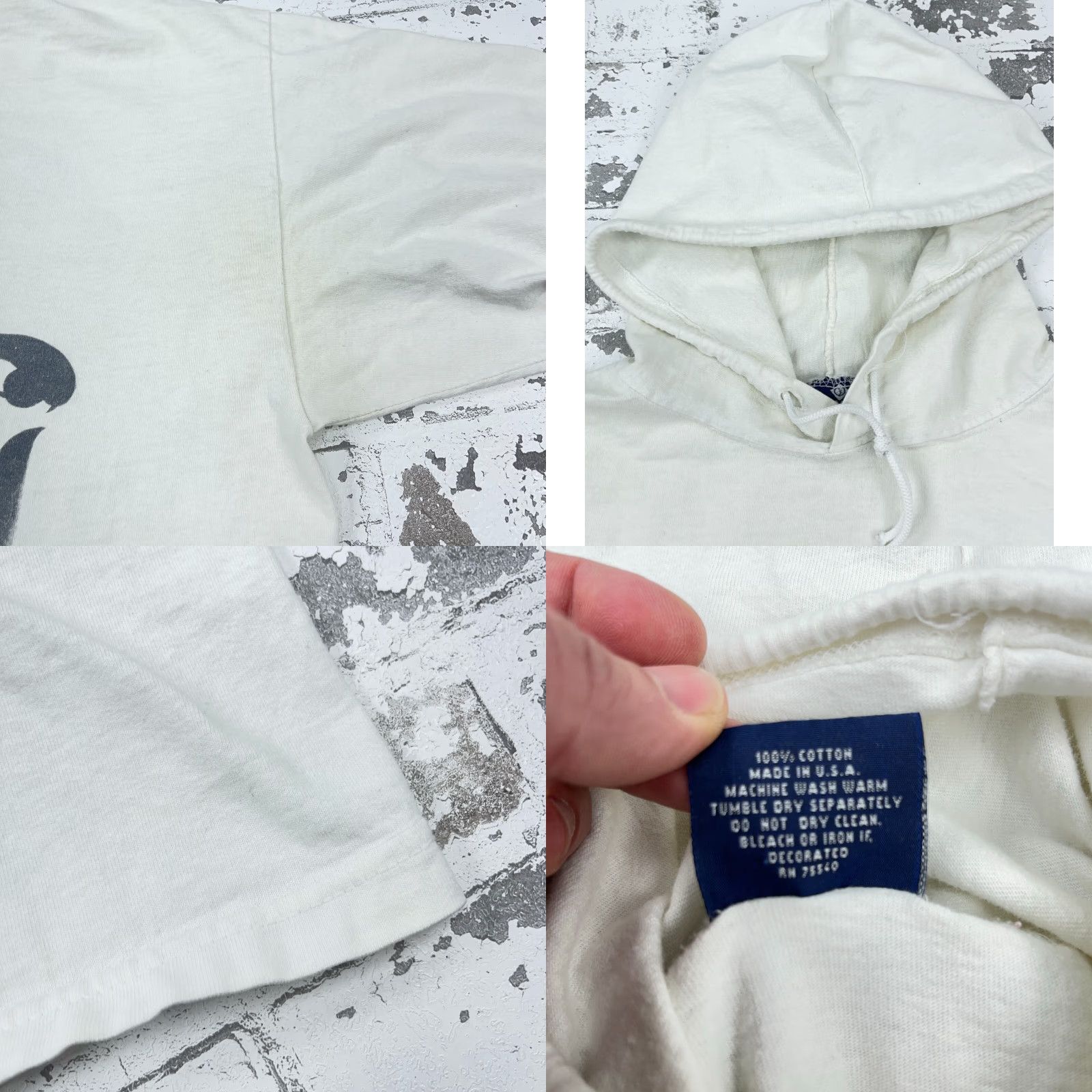 Vintage Vintage Garment Graphics Looney Tunes Shirt Men XL White Tee Hoodie Tweety Sylvester USA 90s graphics Size US XL / EU 56 / 4 - 8 Thumbnail