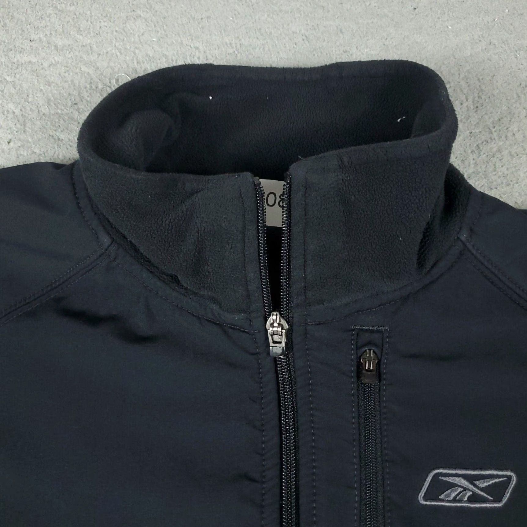 Reebok Reebok Jacket Mens M Black Fleece Lined Full Zip Windbreaker Size US M / EU 48-50 / 2 - 3 Thumbnail