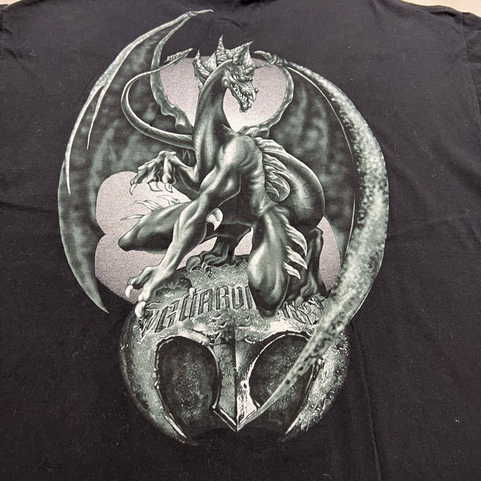 ODM Guardians of Paradise Dragon Graphic T-Shirt Black Men’s XL Size US XL / EU 56 / 4 - 4 Thumbnail