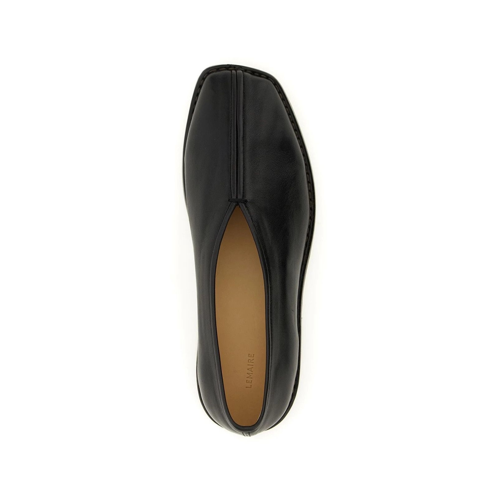 Maison Margiela LEMAIRE Flat Piped Brown Leather Slippers New & Authentic (W Size US 7.5 / IT 37.5 - 4 Thumbnail