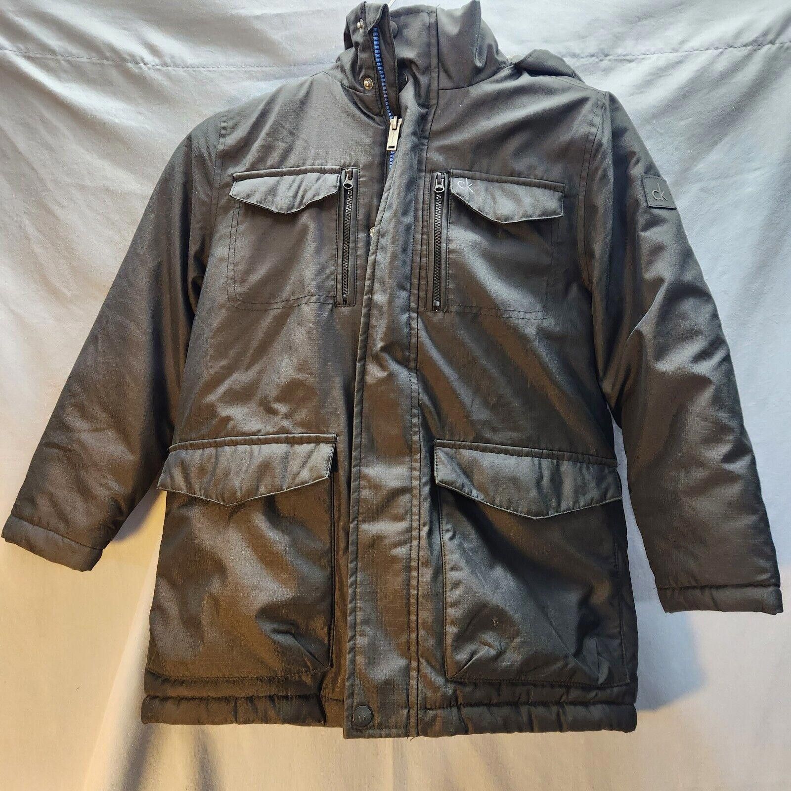 Calvin Klein Boys Calvin Klein Coat Black Size Small 8 Hooded Size US S / EU 44-46 / 1 - 1 Thumbnail