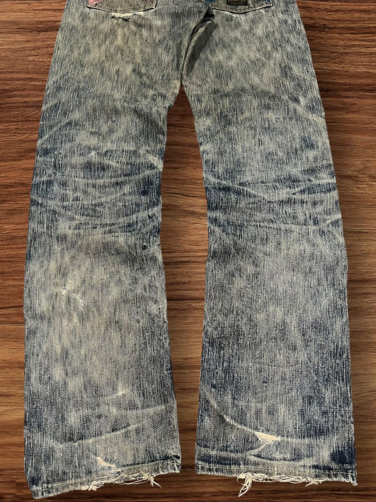 Kapital Vintage 18oz Eight G Union Made Selvedge Distressed Jeans Size US 30 / EU 46 - 17 Thumbnail