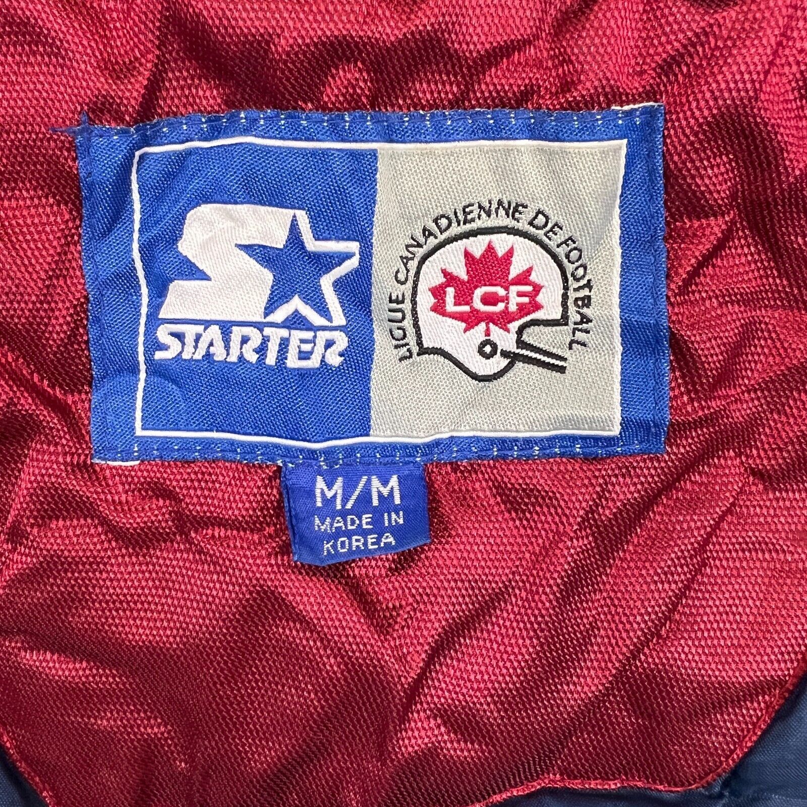 NFL × Starter × Vintage Vintage 1998 Grey Cup Starter Jacket Medium NFL Football CFL Size US M / EU 48-50 / 2 - 15 Thumbnail
