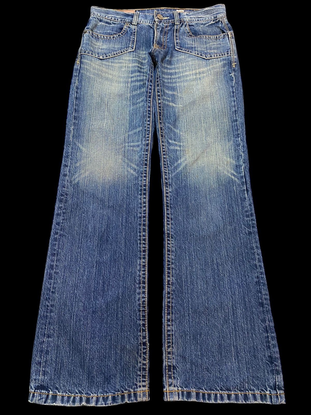 Japanese Brand Vintage Japanese Brand Rush Hour Mud Wash Baggy Jeans Size US 34 / EU 50 - 1 Thumbnail