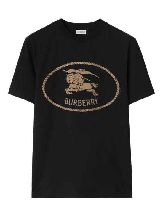 Burberry BURBERRY Men T-Shirts 8110953 A1189 Black Size US M / EU 48-50 / 2 - 1 Thumbnail