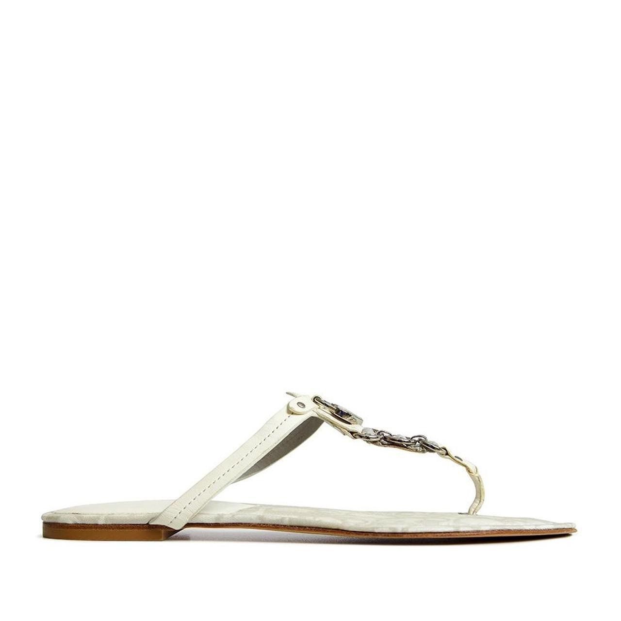 Dior ANTIQUE MONOGRAM SANDALS Size US 10 / IT 40 - 2 Thumbnail