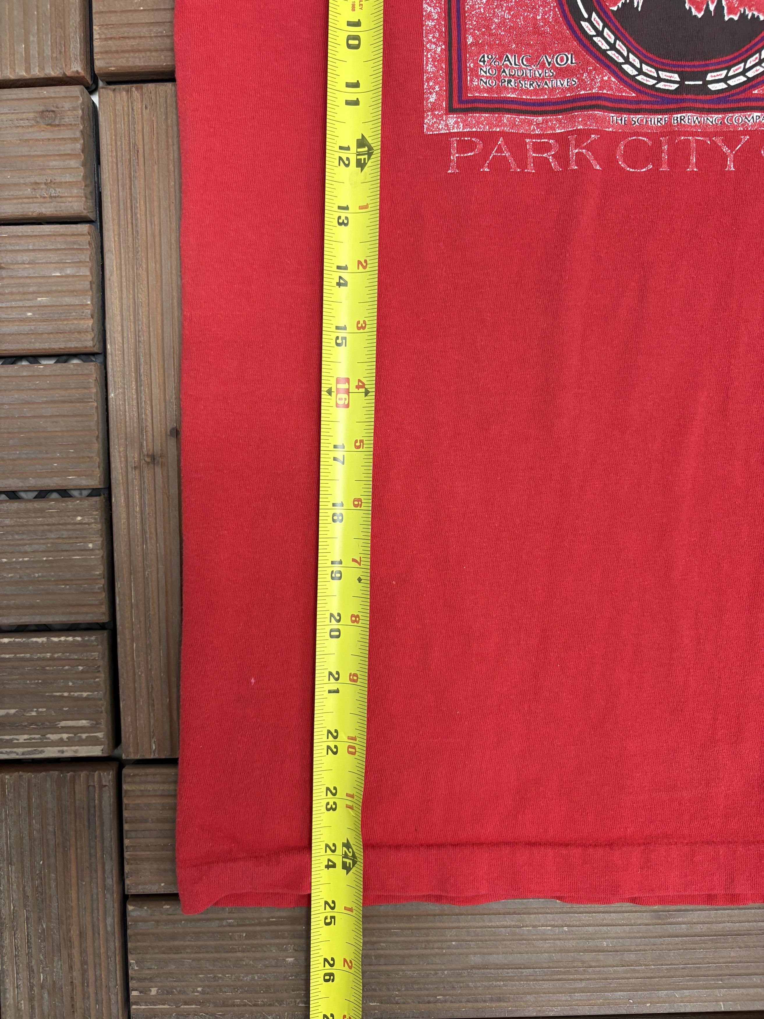 Vintage Wasatch Premium Ale Vintage Red T-Shirt Tee Size US M / EU 48-50 / 2 - 8 Thumbnail