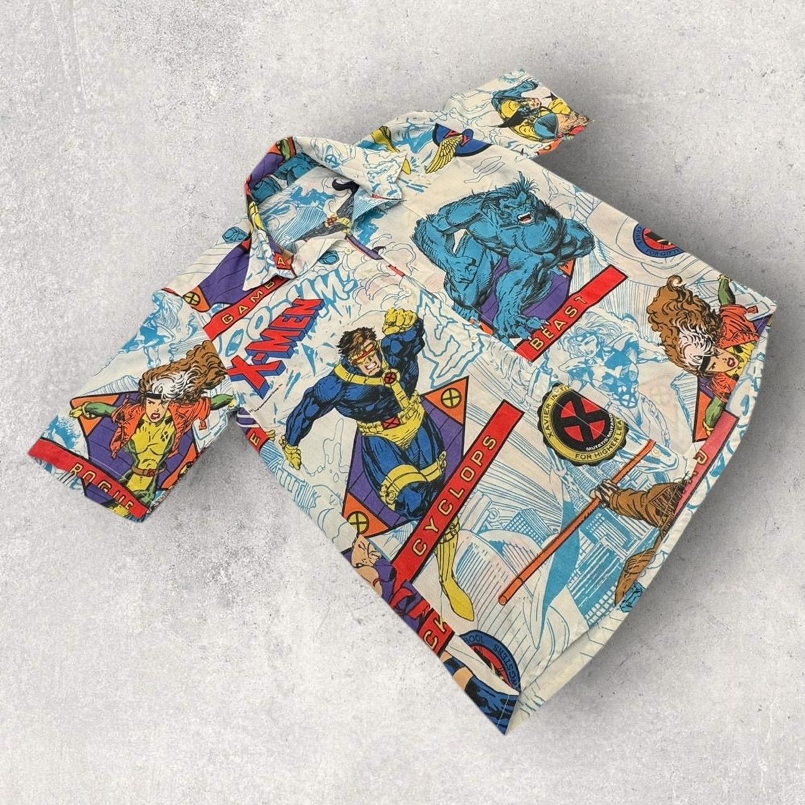 Marvel Comics Vintage 1990s marvel x men button Size US L / EU 52-54 / 3 - 2 Thumbnail