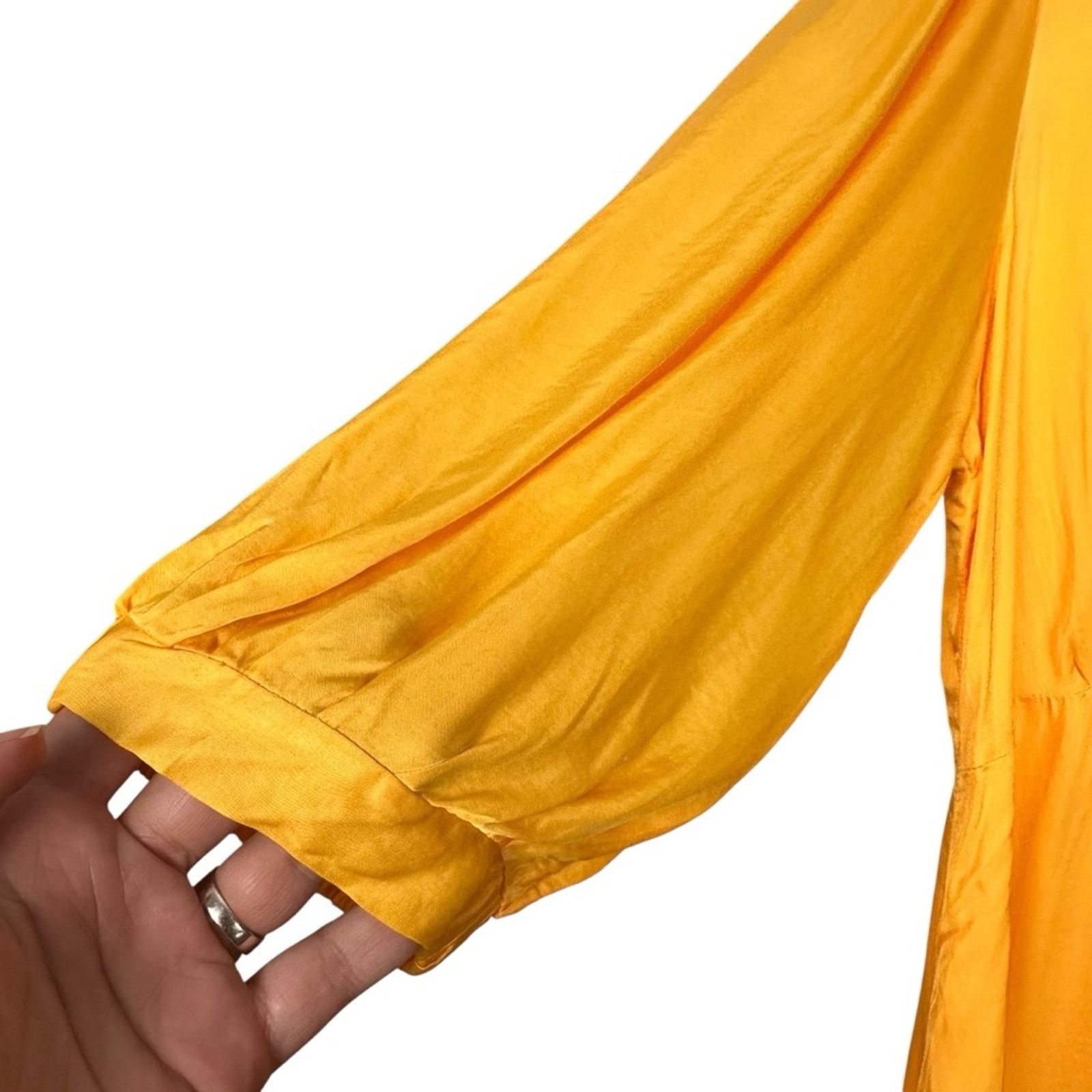 Young Fabulous & Broke Young Fabulous & Broke Yellow Button Down Shift Dress Large Size L / US 10 / IT 46 - 6 Thumbnail