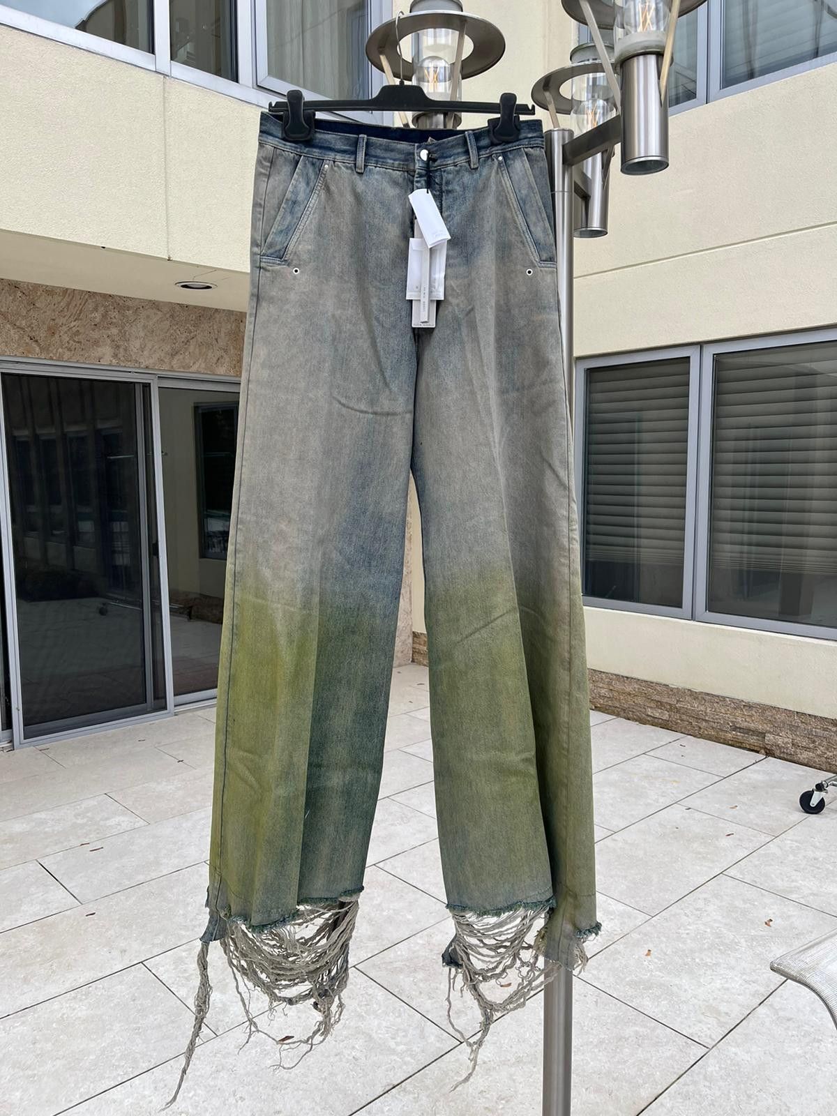 Rick Owens Off-White & Yellow Tailored Belas Jeans Rick Owens