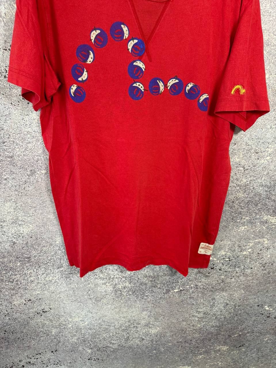 Evisu × Vintage Vintage Evisu Big Logo Red Tee y2k Large Size US L / EU 52-54 / 3 - 5 Thumbnail
