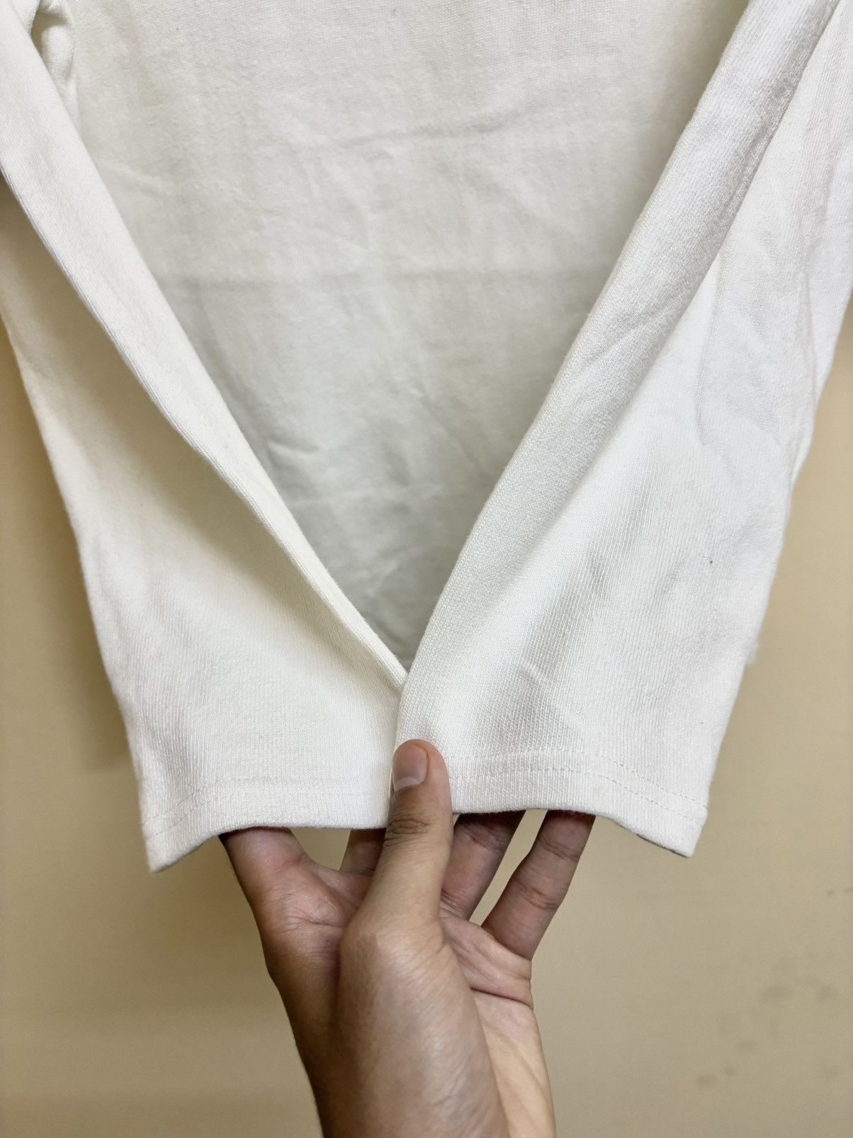Saint James Vintage Saint James Plain White Long Sleeve Size US M / EU 48-50 / 2 - 5 Thumbnail