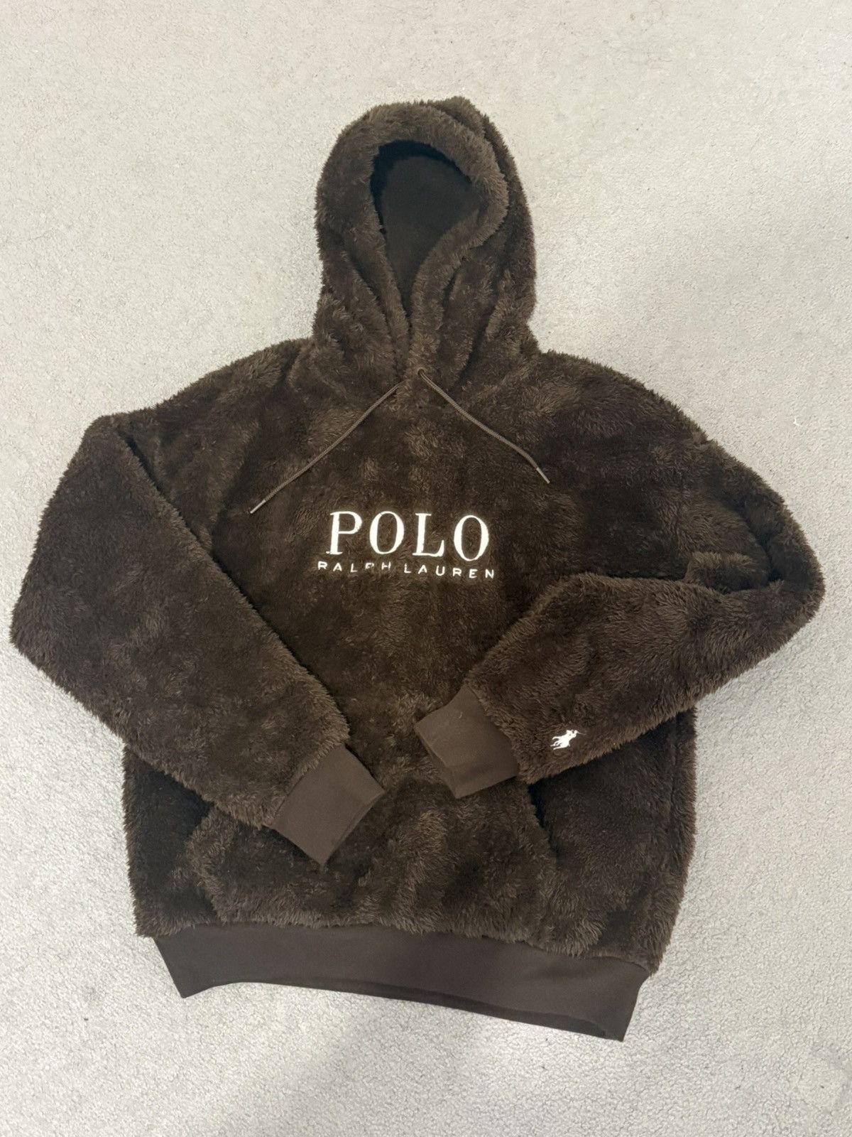 Polo Ralph Lauren Ralph Lauren polo - brown fur hoodie size small Size US S / EU 44-46 / 1 - 5 Thumbnail