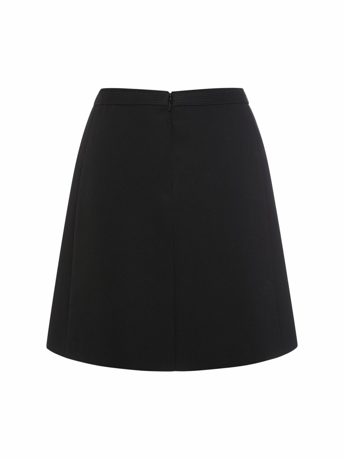 Versace o1y0226 Mini Skirt in Black Size 27" / US 4 / IT 40 - 2 Thumbnail