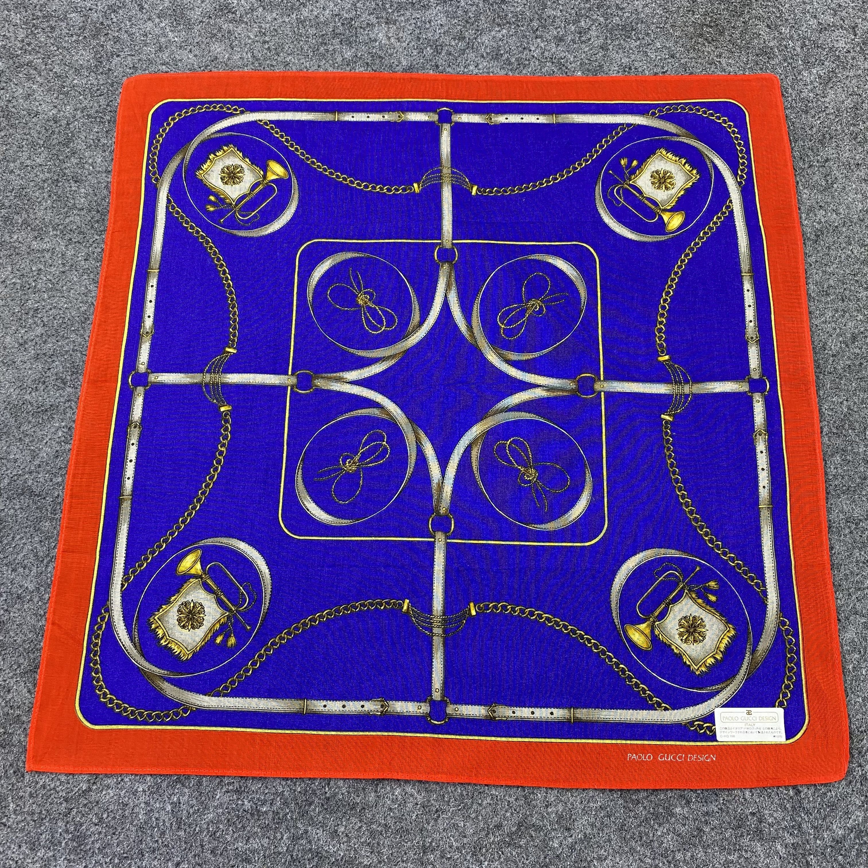 Paolo Gucci Paolo Gucci Handkerchief / Bandana / Neckerchief-B1250 Size ONE SIZE - 3 Thumbnail