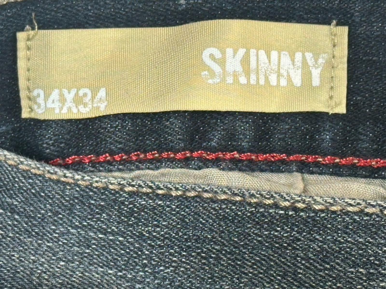 Arizona Jean Co. Arizona Jeans - Men's 34/34 Blue Skinny Denim Jeans Size US 34 / EU 50 - 8 Thumbnail