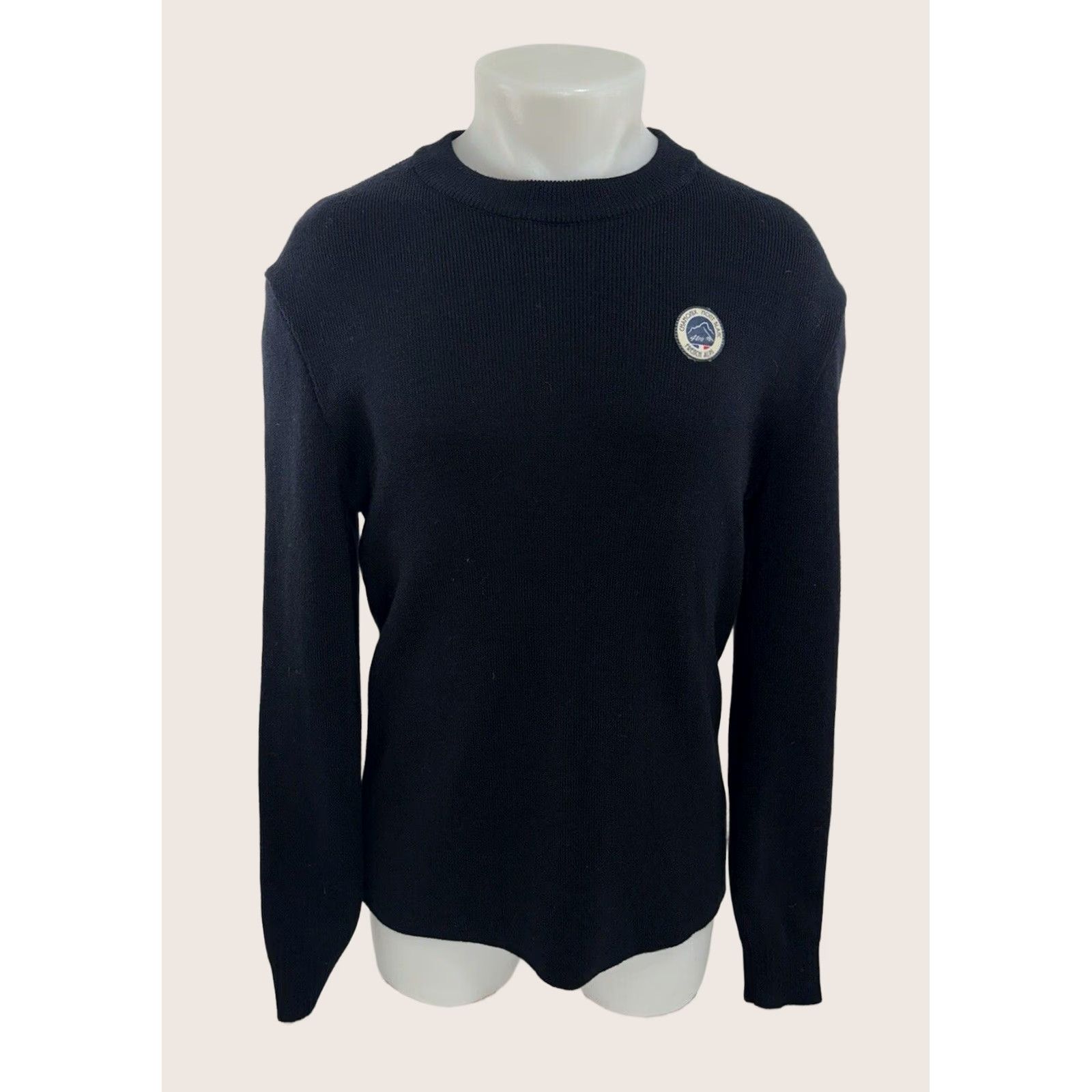 Saint James SAINT JAMES Sweater MONT BLANC ALPS WOOL BLEND Mens US 42 Pullover Very Dark Blue 90s WW Size US XL / EU 56 / 4 - 1 Thumbnail