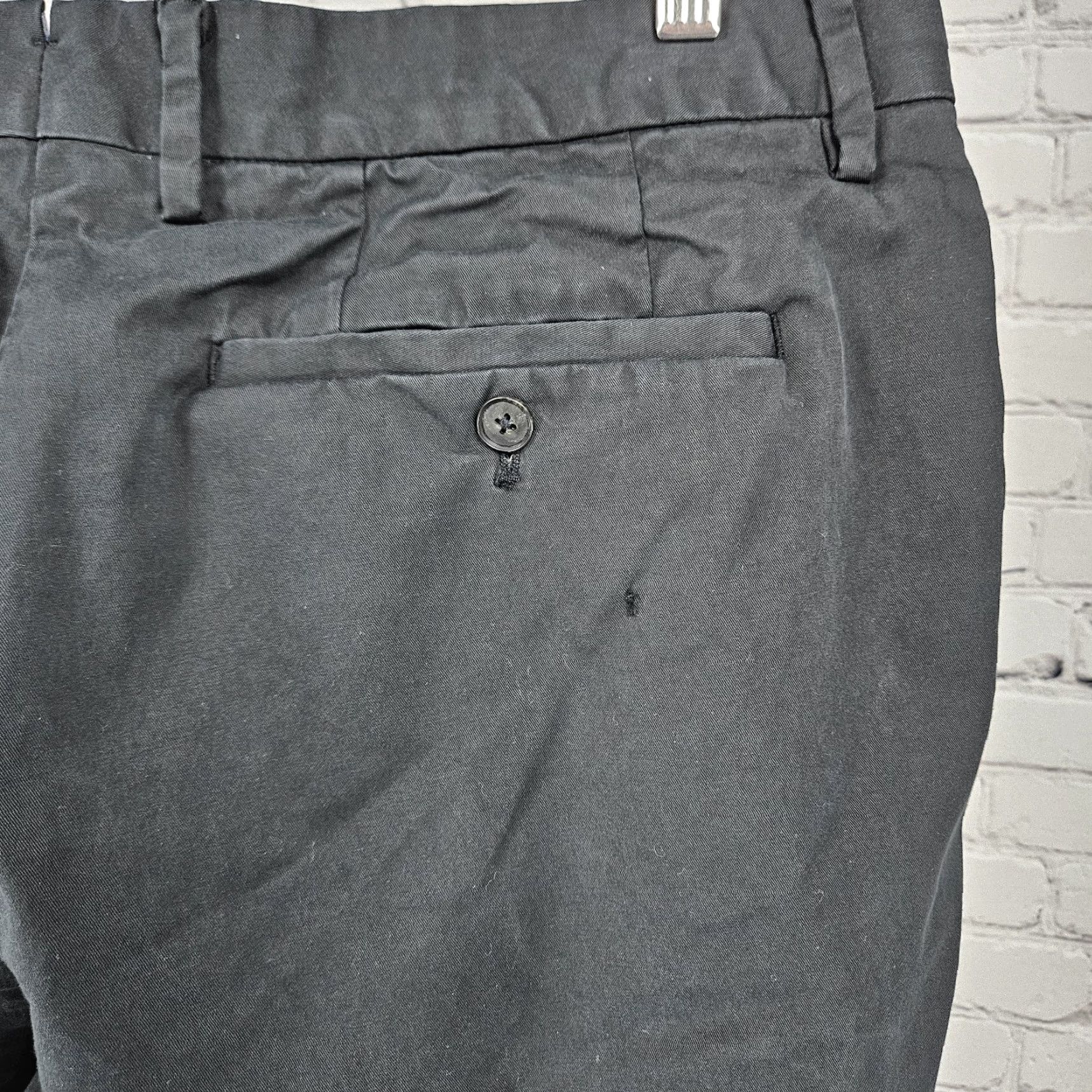 Bonobos Bonobos Black Chino Pants Athletic Stretch Flat Front 36x29 Regular Mens Size US 36 / EU 52 - 7 Thumbnail
