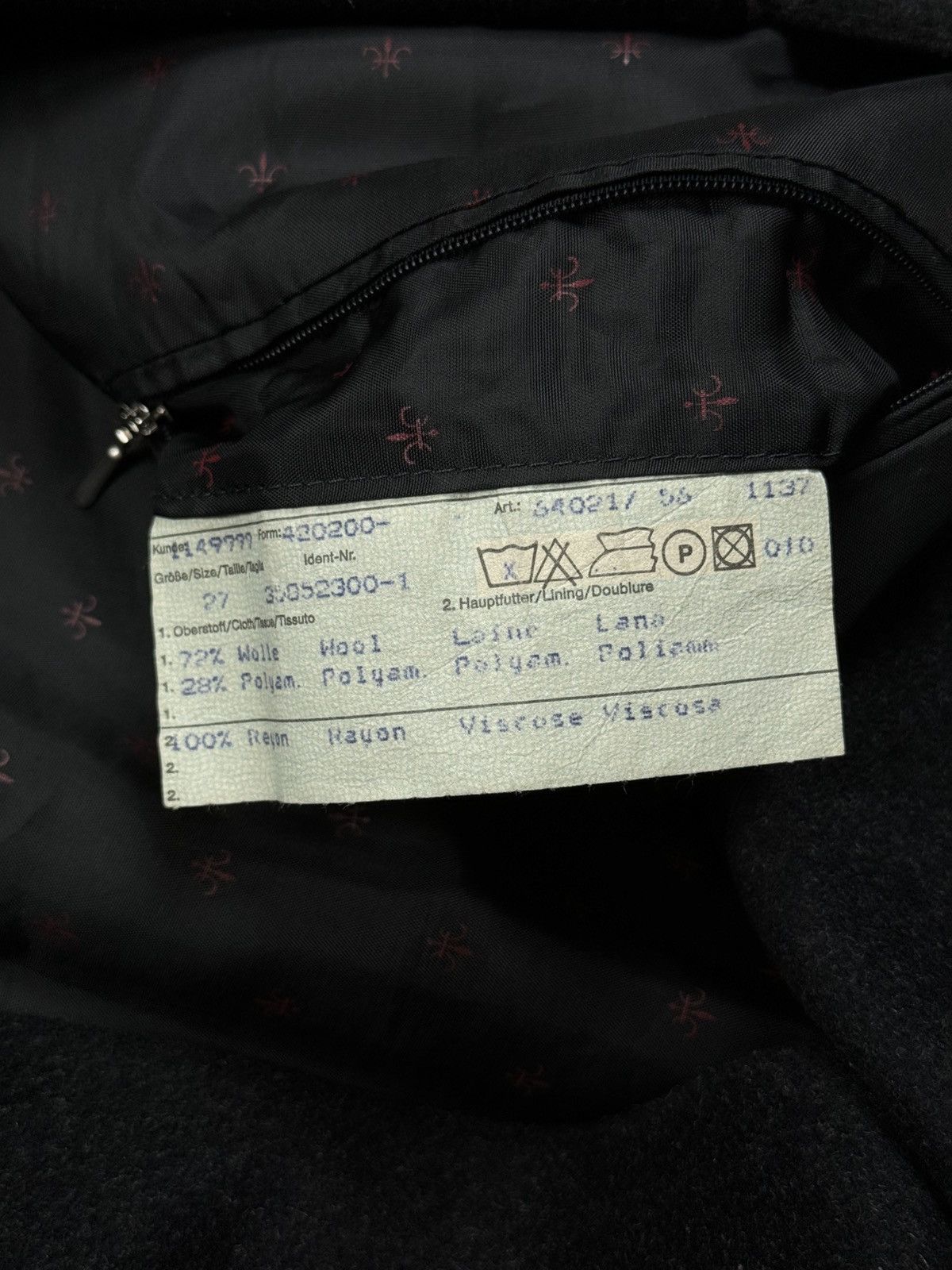Bugatti Wool vintage coat Bugatti original streetwear luxury item Size US XL / EU 56 / 4 - 4 Thumbnail