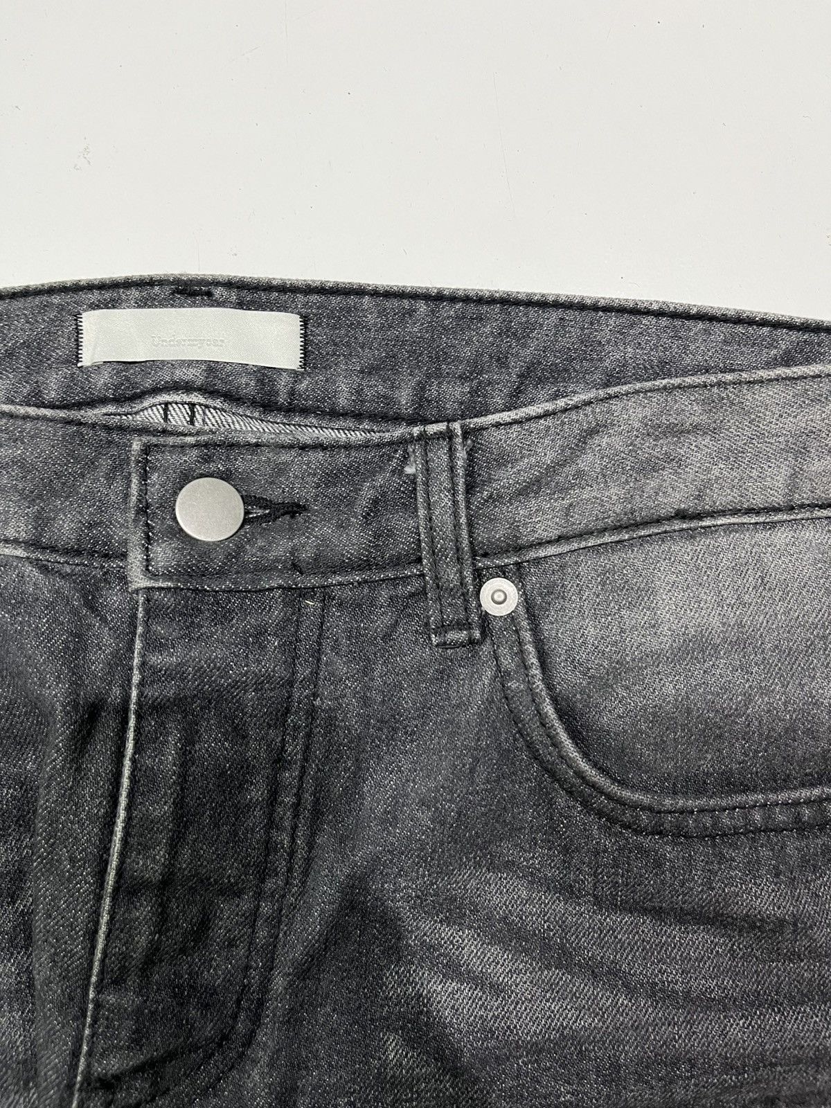 Le Grande Bleu (L.G.B.) Hedi style Undermycar Virgin Ataraxia destroyed grunge jeans Size US 30 / EU 46 - 6 Thumbnail