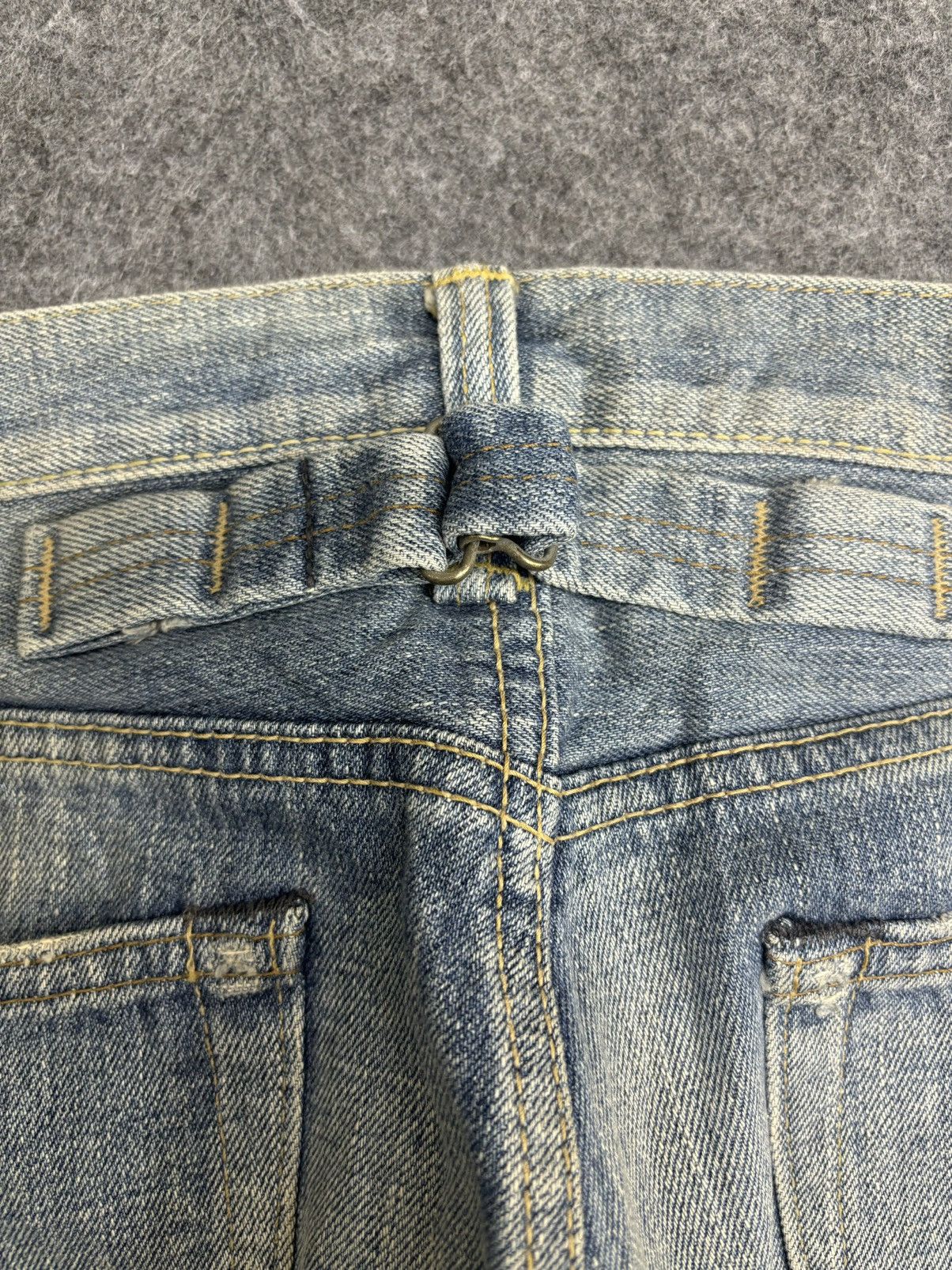 Edwin 💥Insane 90s Style💥Edwin 504ZX Slevedge Distressed Denim F538 Size US 31 - 21 Thumbnail