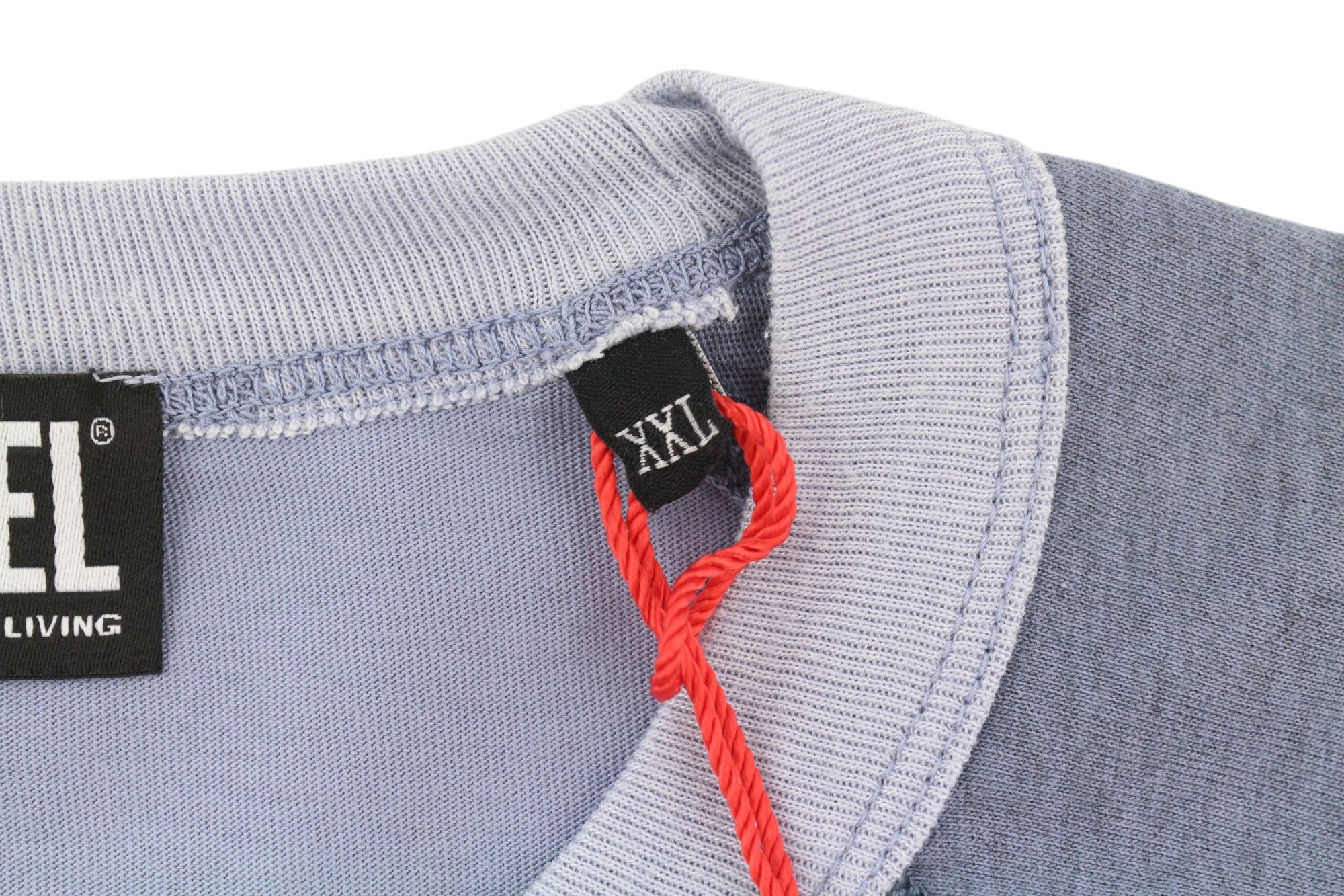 Diesel T-JUSLAN-LS 2XL Blue Crew Neck Tricot T-Shirt 85142 Size US XXL / EU 58 / 5 - 10 Thumbnail