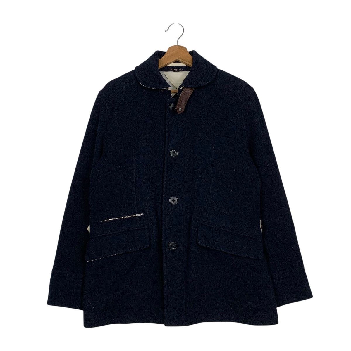 Japanese Brand Japanese Brand 23hours Homme Wool Jacket Size US S / EU 44-46 / 1 - 1 Thumbnail