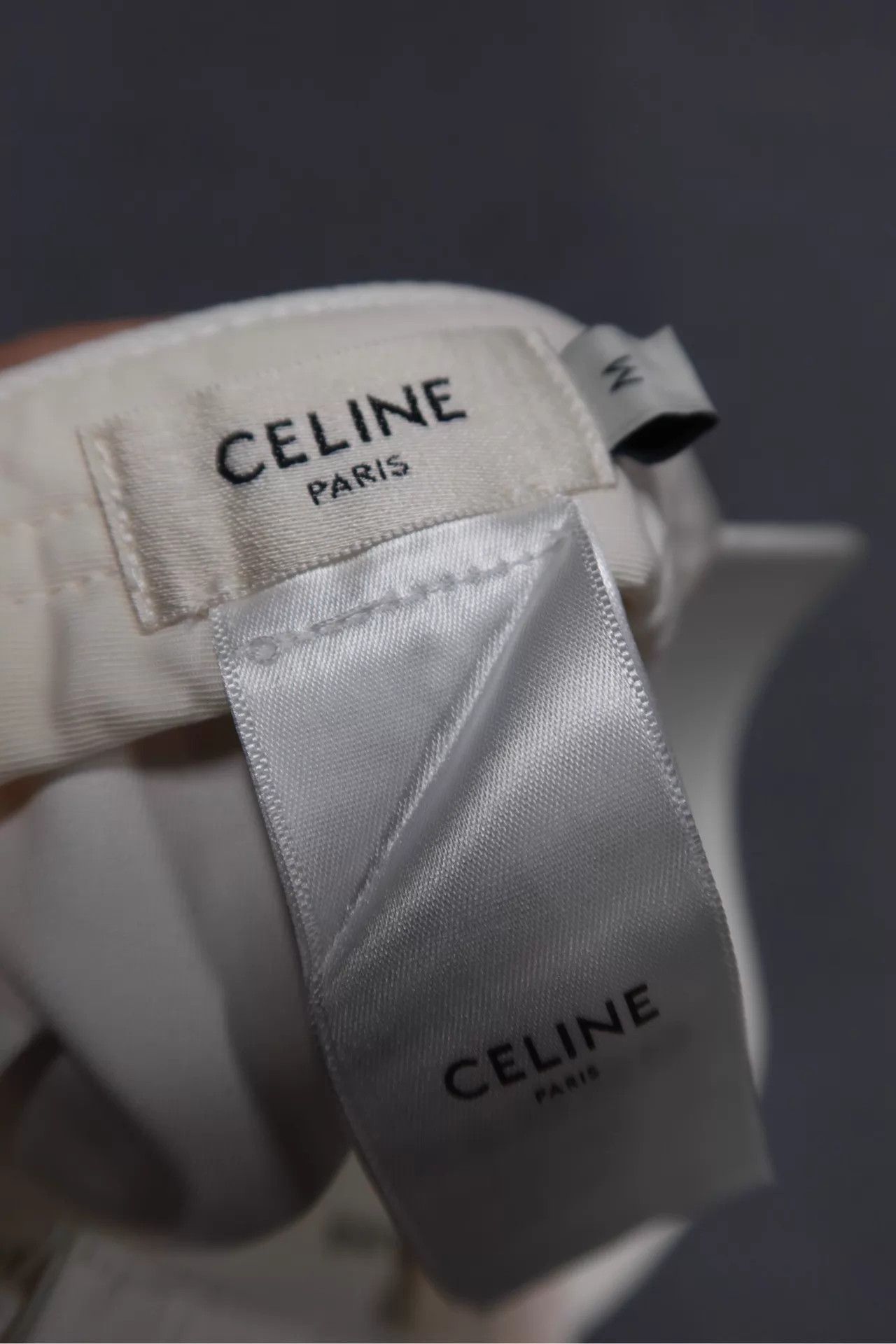 Celine CELINE Women's White Cotton Cap M Worn Once Size ONE SIZE - 5 Thumbnail