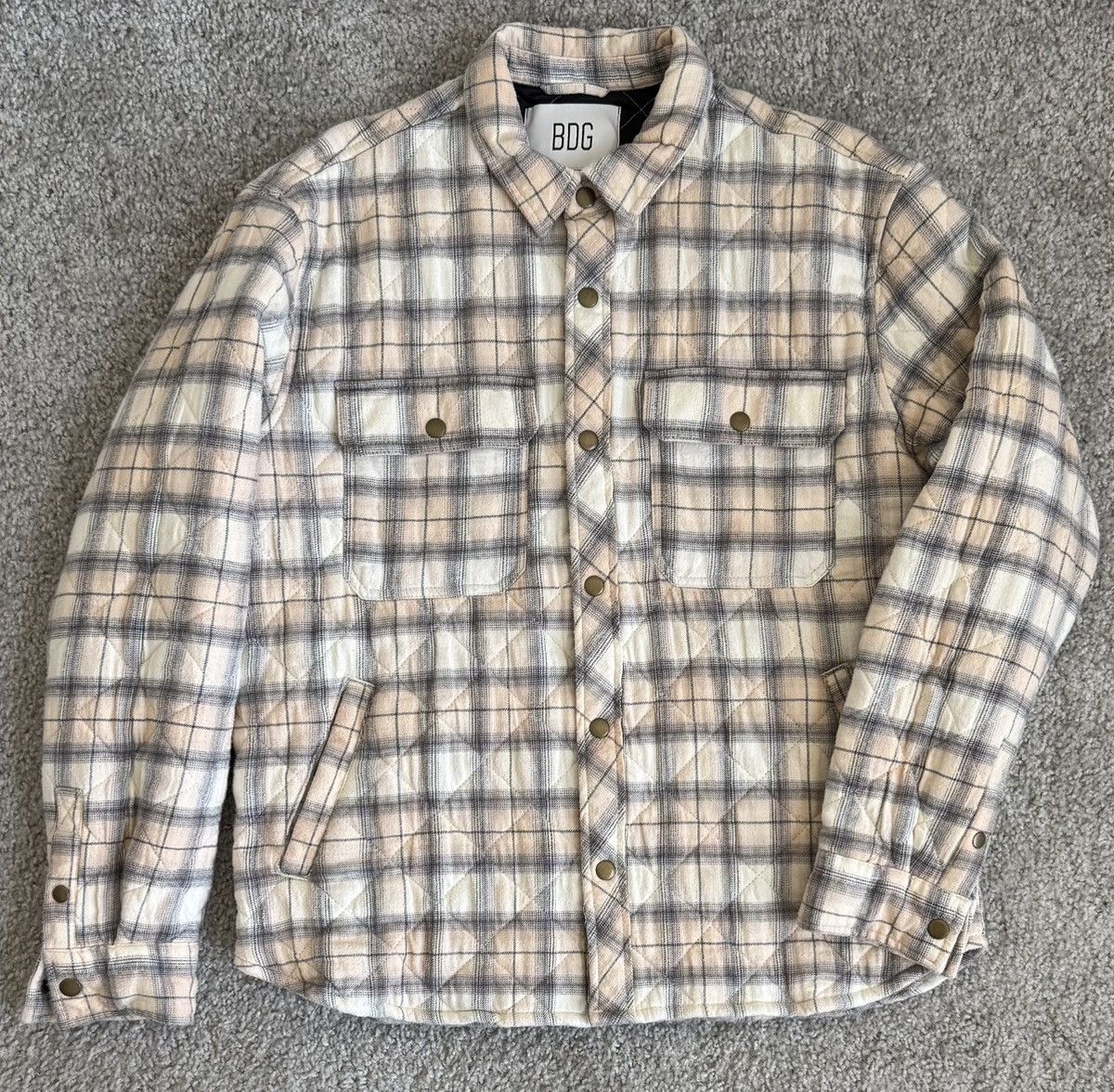 Bdg Plaid Quilted Jacket Size US S / EU 44-46 / 1 - 1 Preview