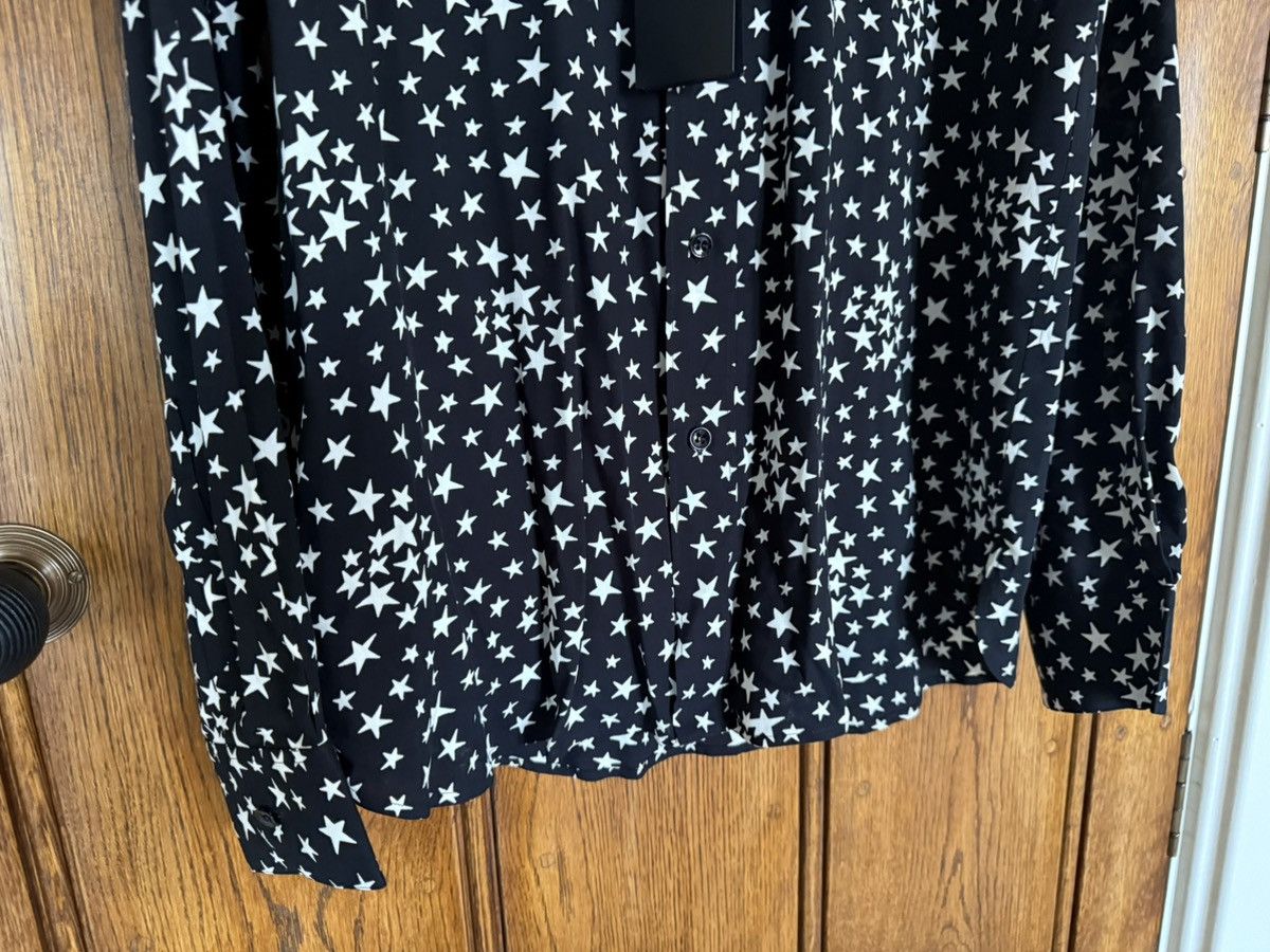 Saint Laurent Paris FW16 Saint Laurent black white star shirt 41 BNWT Hedi grail Size US L / EU 52-54 / 3 - 13 Thumbnail