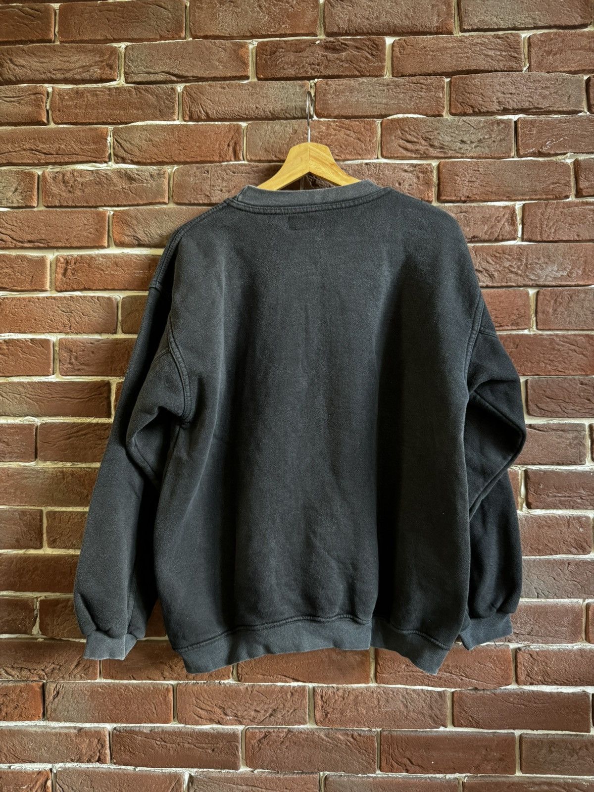 Diesel Diesel sweatshirt vintage big logo crew neck black 90s Size US M / EU 48-50 / 2 - 2 Thumbnail