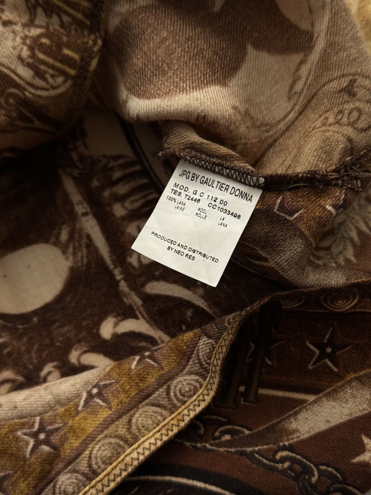 Jean Paul Gaultier Vintage 90s Jean Paul Gaultier Jeans Native American Blouse Size M / US 6-8 / IT 42-44 - 8 Thumbnail