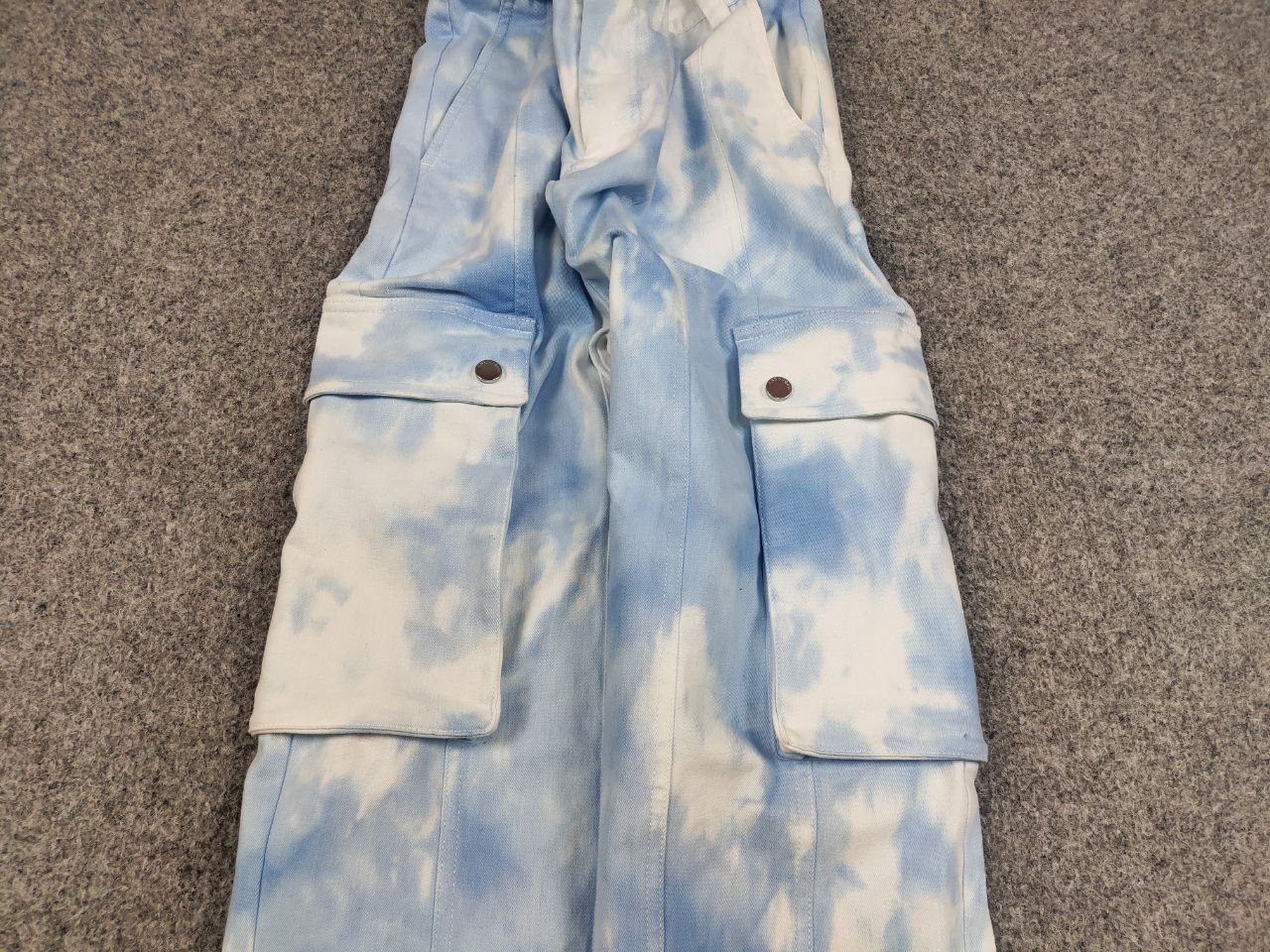 CHENPENG Chen Peng Japan Design Roman Column Trouser Blue Cargo Pants Size US 32 / EU 48 - 9 Thumbnail