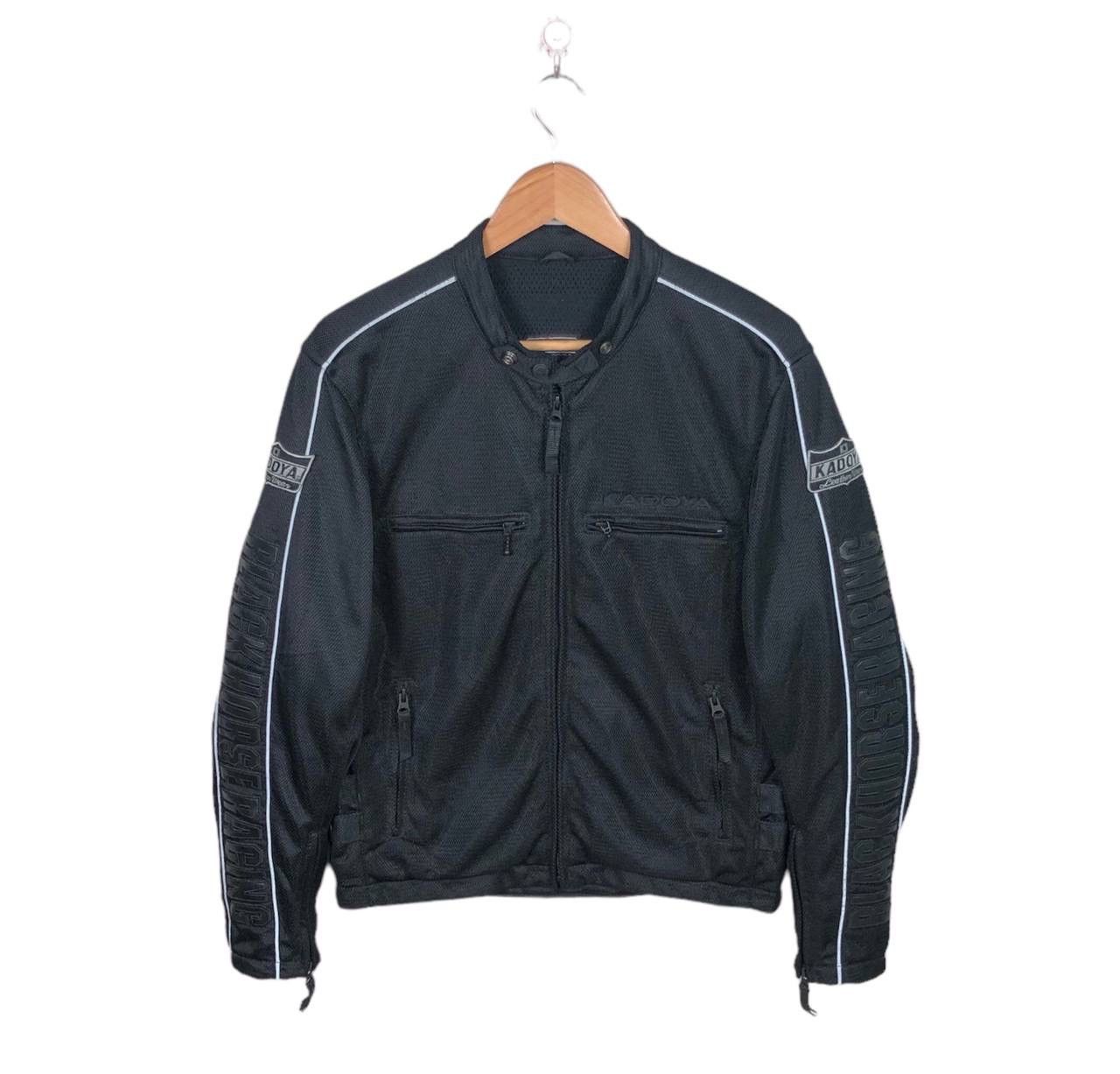 image of Vintage Kadoya Japan Bikers Leather Jacket, Men's (Size Large)