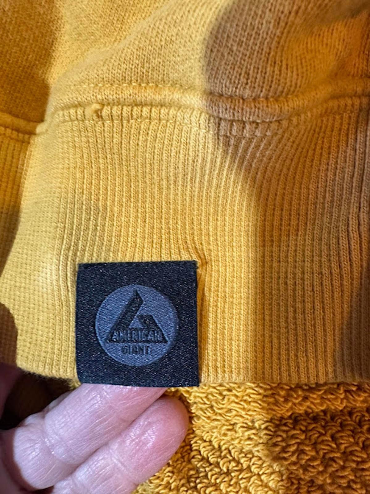 American Giant American Giant Made USA Mustard Crewneck Sweatshirt L Size US L / EU 52-54 / 3 - 7 Thumbnail