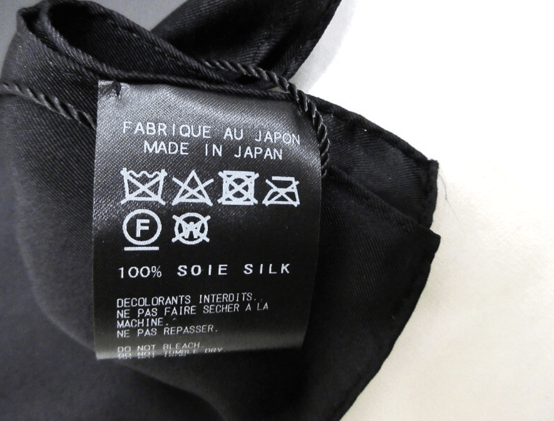 Yohji Yamamoto Discord Yohji Yamamoto - Print Silk Scarf black scarves Size ONE SIZE - 5 Thumbnail