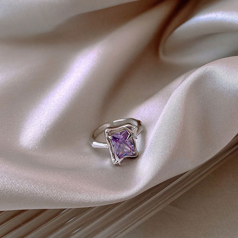 Jewelry Creative Sparkling Star Ring Size ONE SIZE - 3 Thumbnail