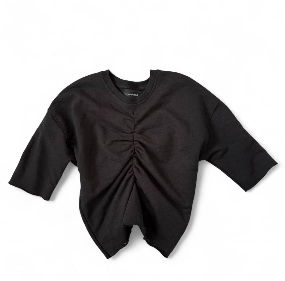 Ty Stephano black crop top