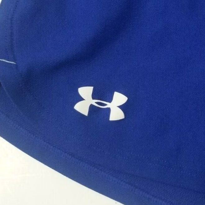 Under Armour Under Armour Womens S Loose Shorts Running Gym Activewear Blue Elastic Waistband Size 28" / US 6 / IT 42 - 3 Thumbnail